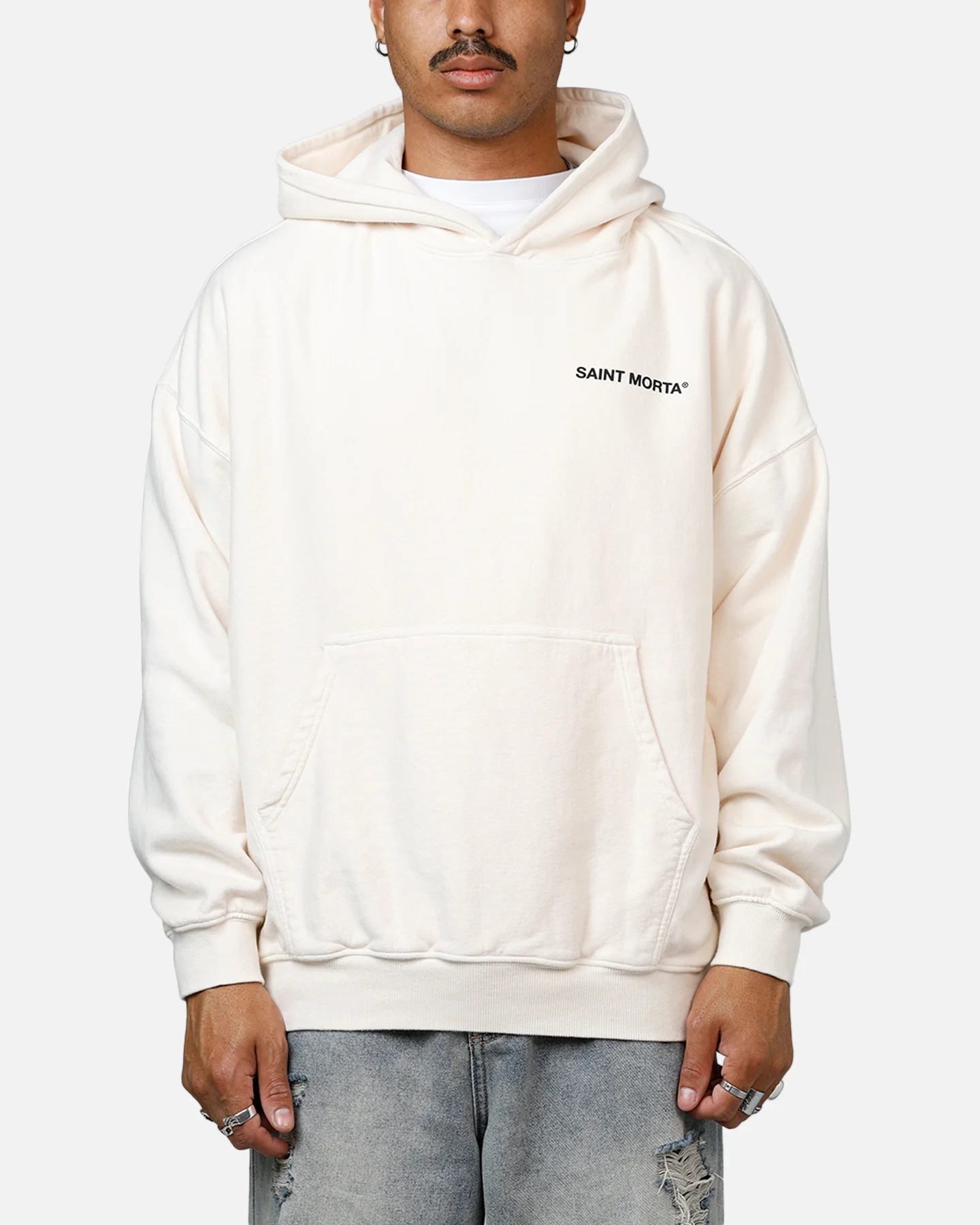 Saint Morta Awakening Premium Hoodie Off White - Image 2