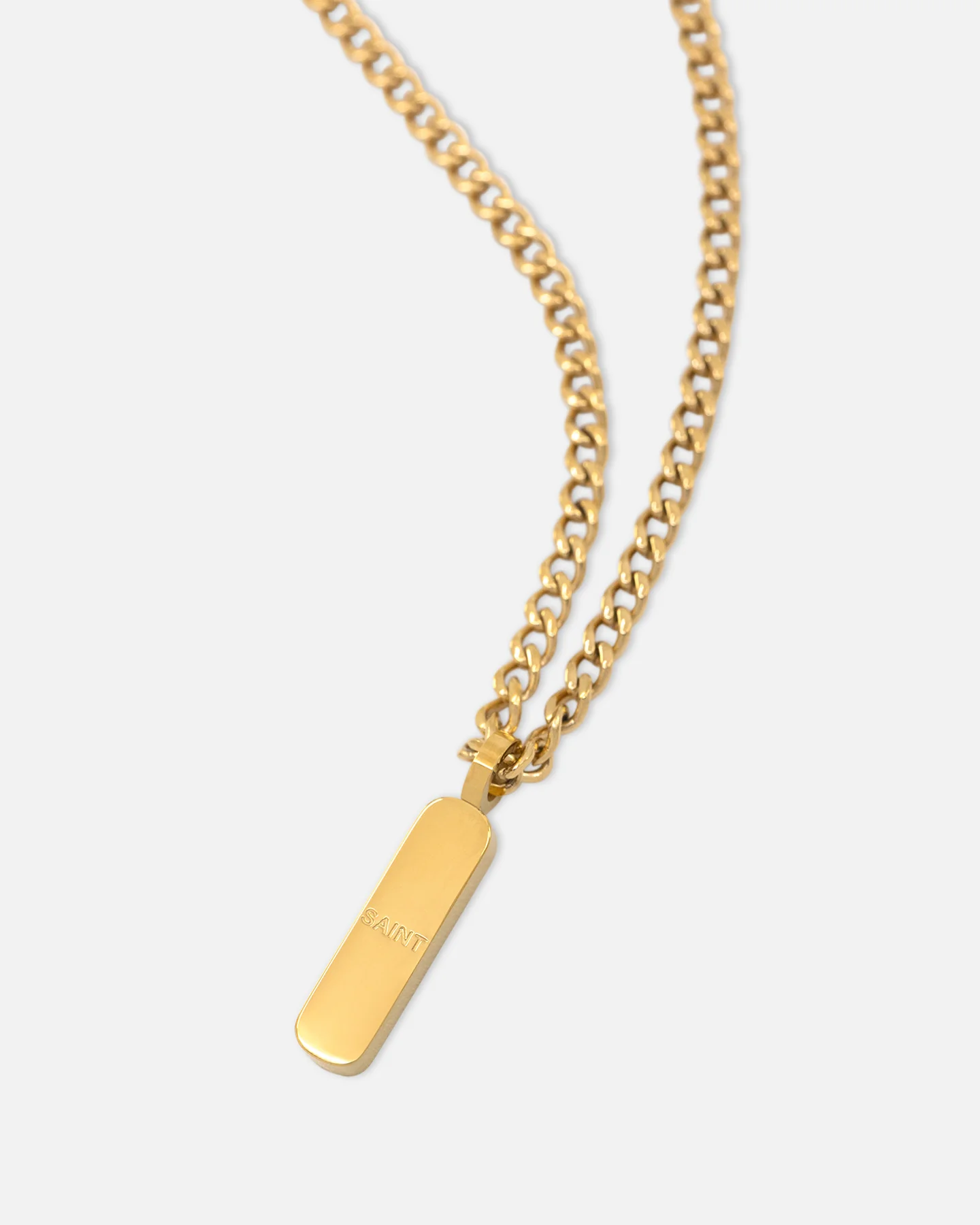 Saint Morta Bar Totem Pendant Chain Gold - Image 4