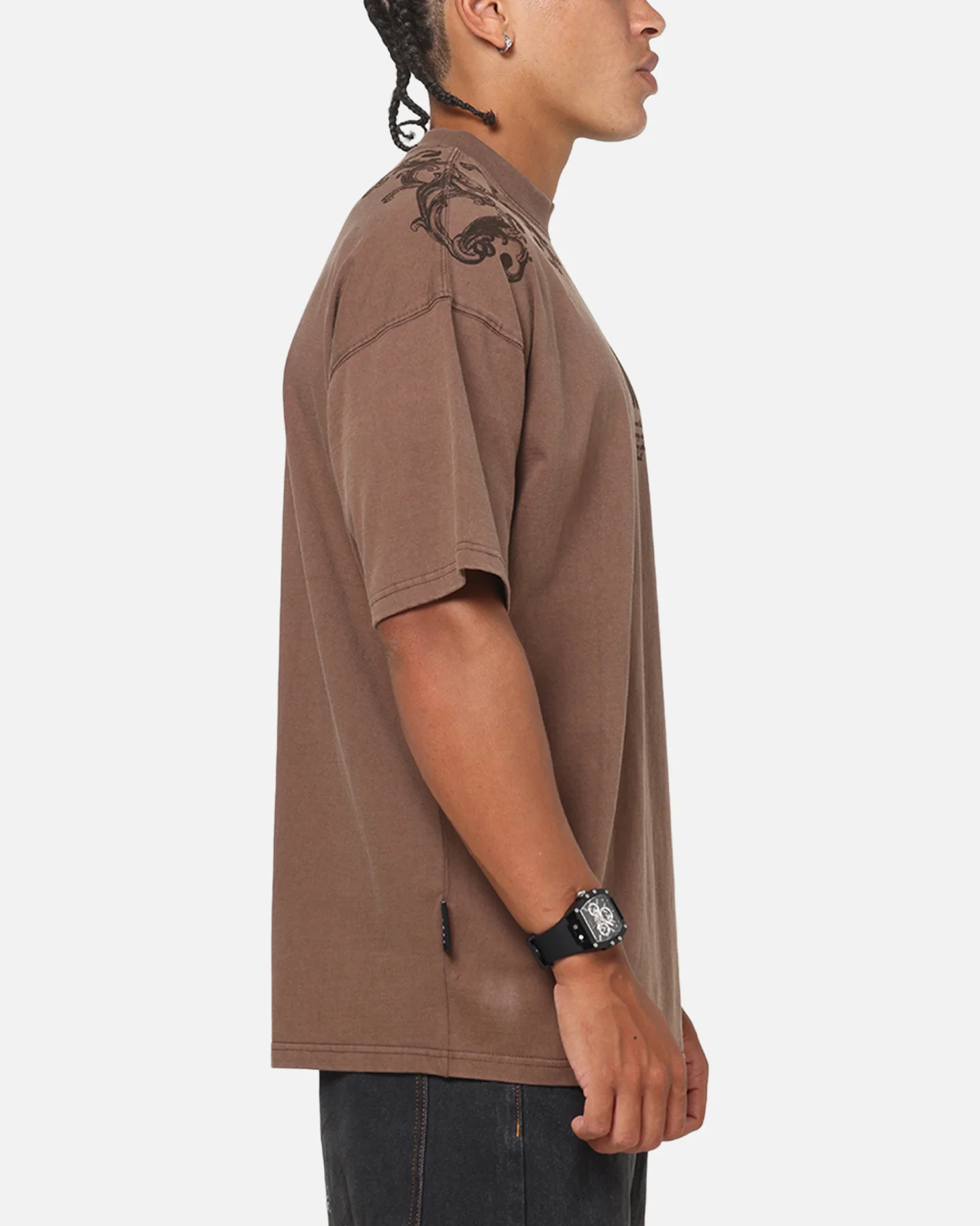 Saint Morta Baroque Boxy T-Shirt Pigment Washed - Image 4