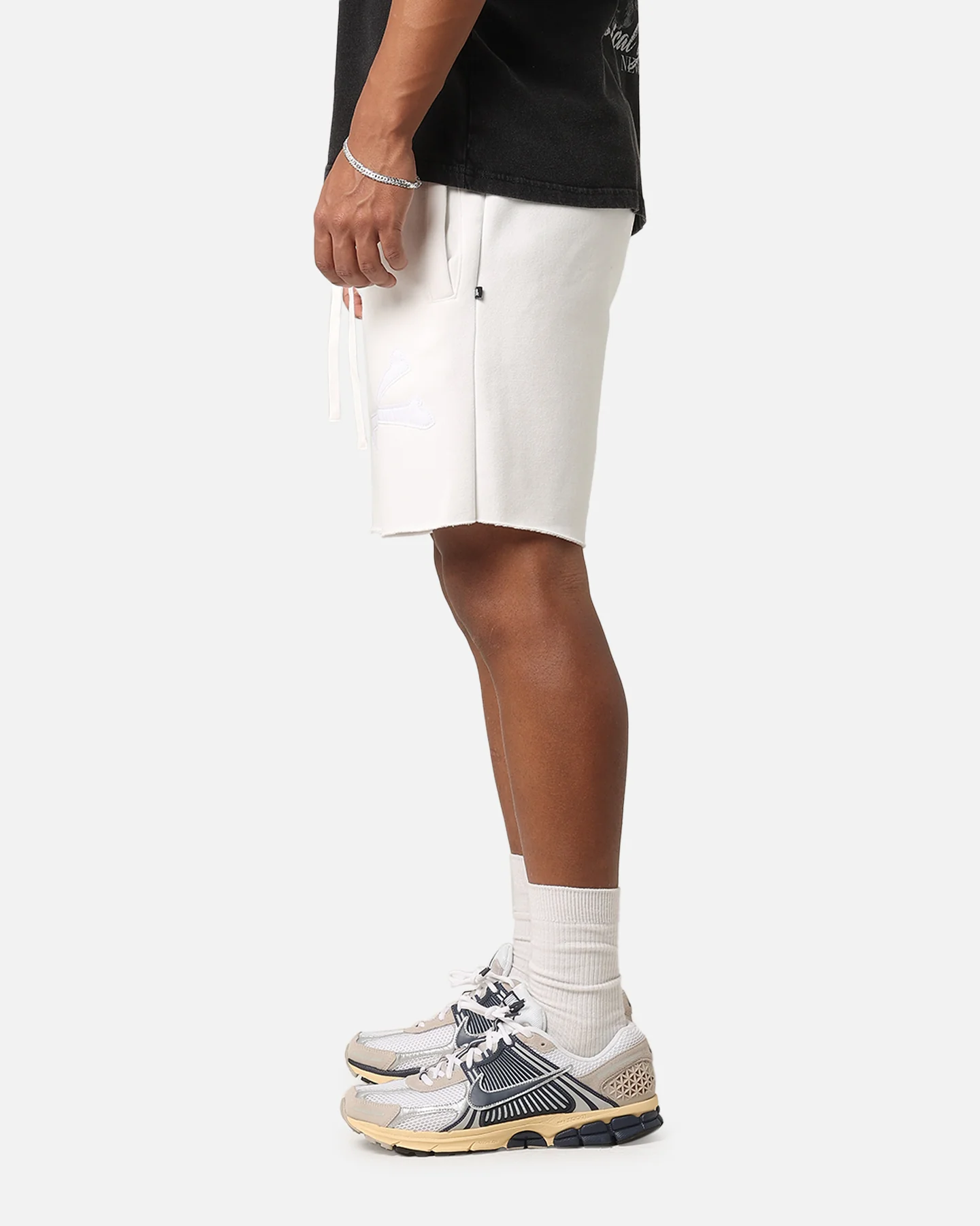 Saint Morta Bxnes Sweat Shorts Off White - Image 6