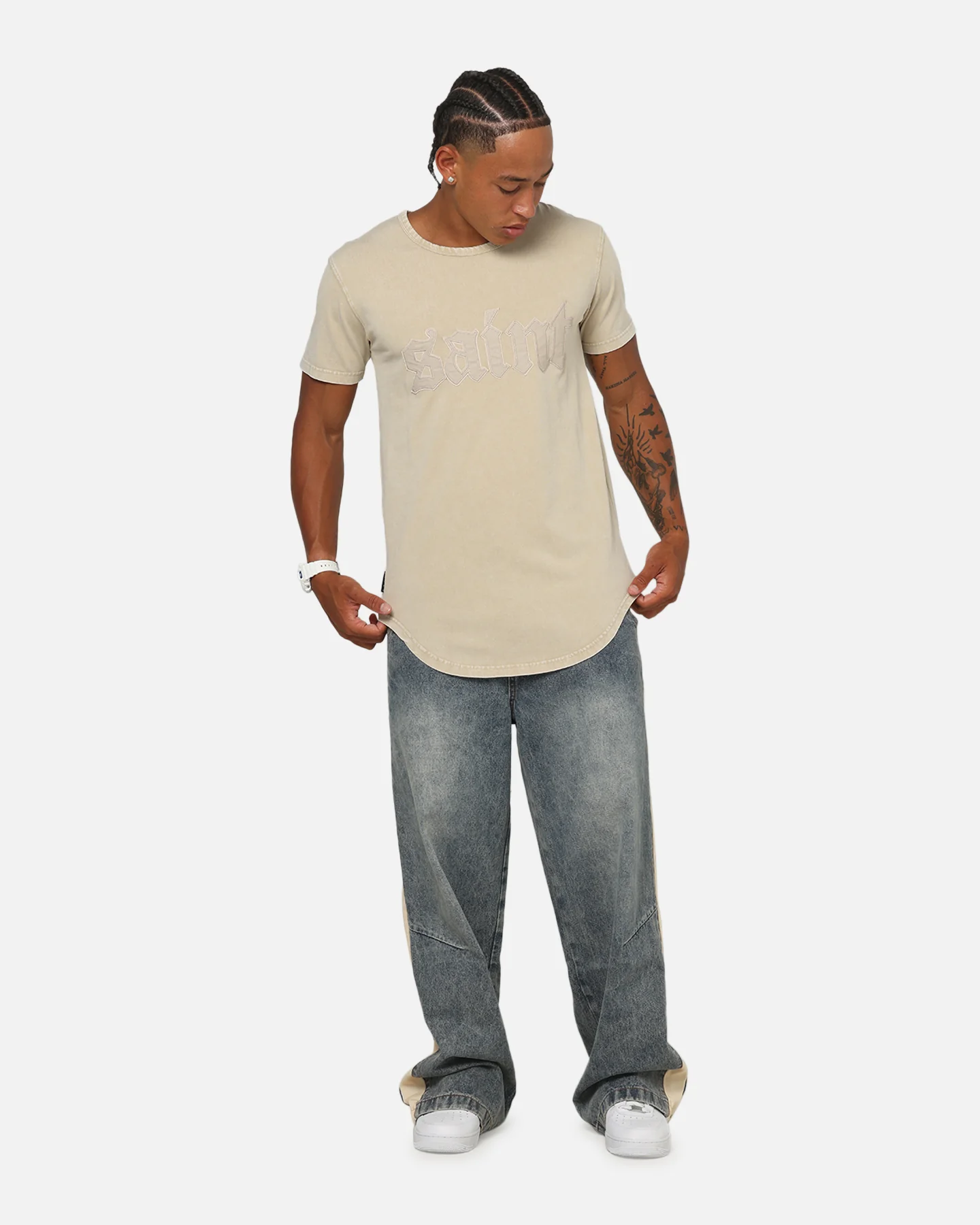 Saint Morta Cambronne El Duplo T-Shirt Dirty Blonde - Image 2