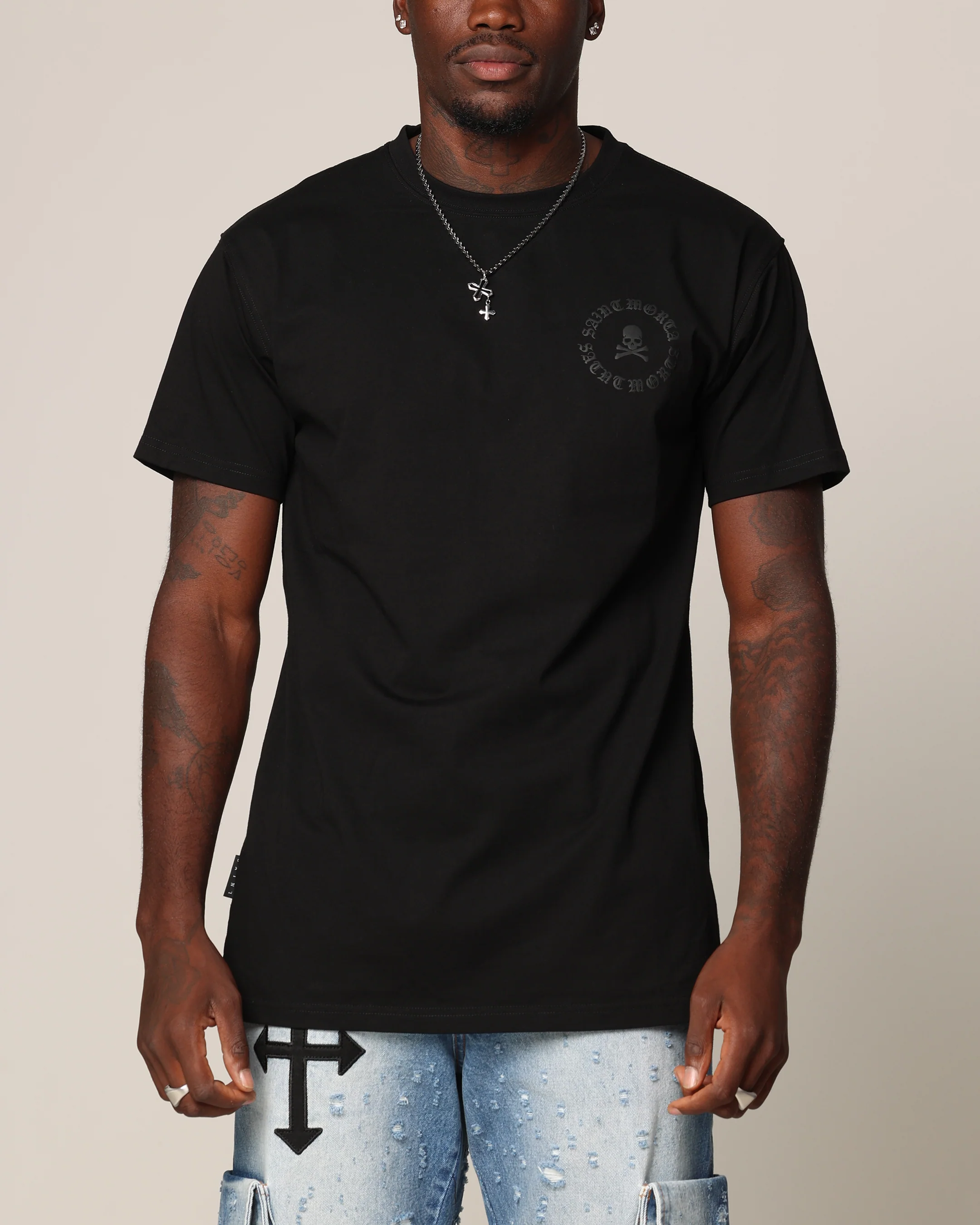 Saint Morta Ceremonies Lafayette T-Shirt Black - Image 2