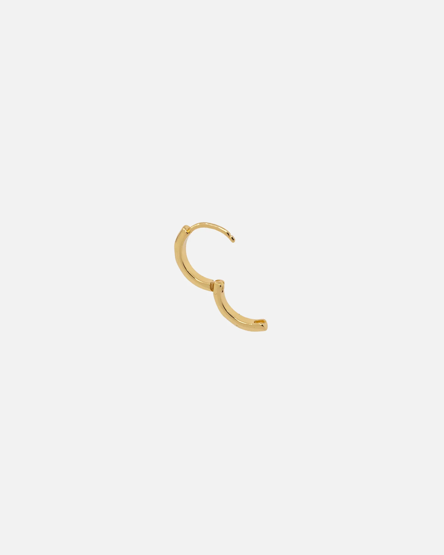 Saint Morta Classic Hoop Earring Gold - Image 5