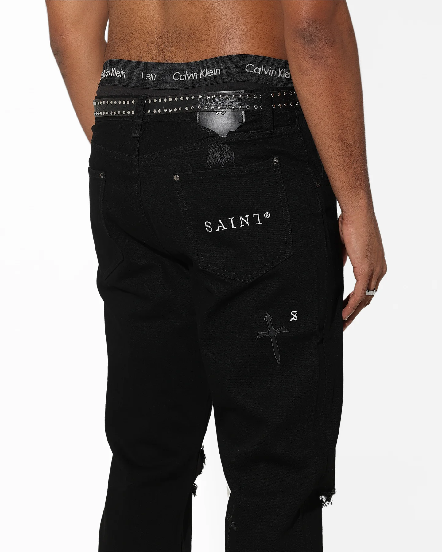 Saint Morta Daggers Relaxed JeansBlack - Image 8