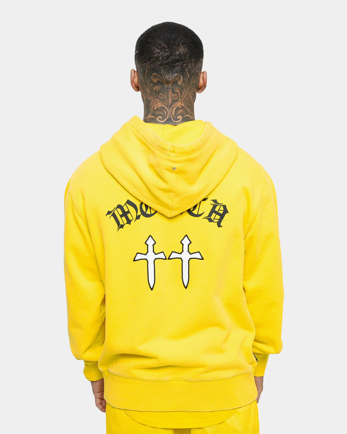 Saint Morta Day Of The Dead Hoodie Yellow/Black - Image 5