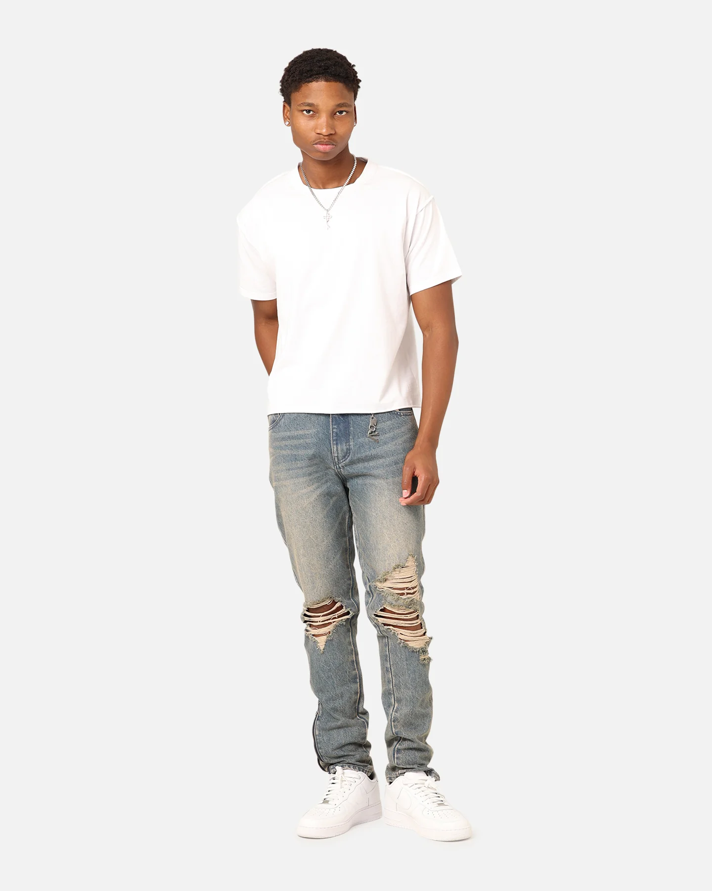 Saint Morta Deadbeat Fimi Jeans Dirty Blue - Image 9