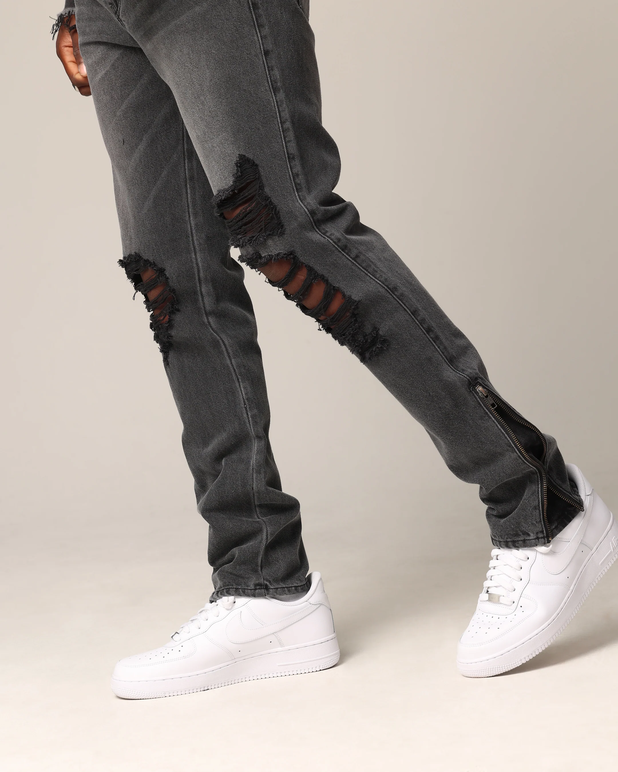 Saint Morta Deadbeat Fimi Jeans Grey Ash - Image 7