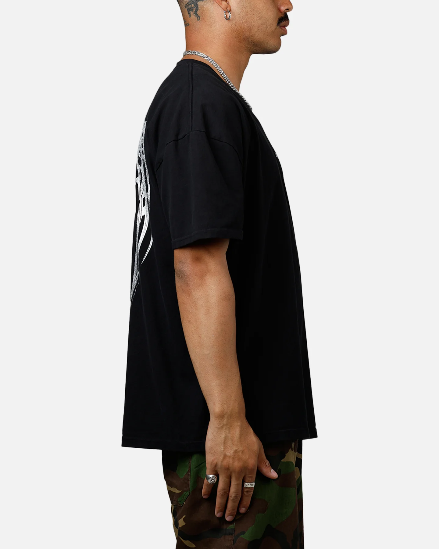 Saint Morta Departed Boxy T-Shirt Black - Image 4