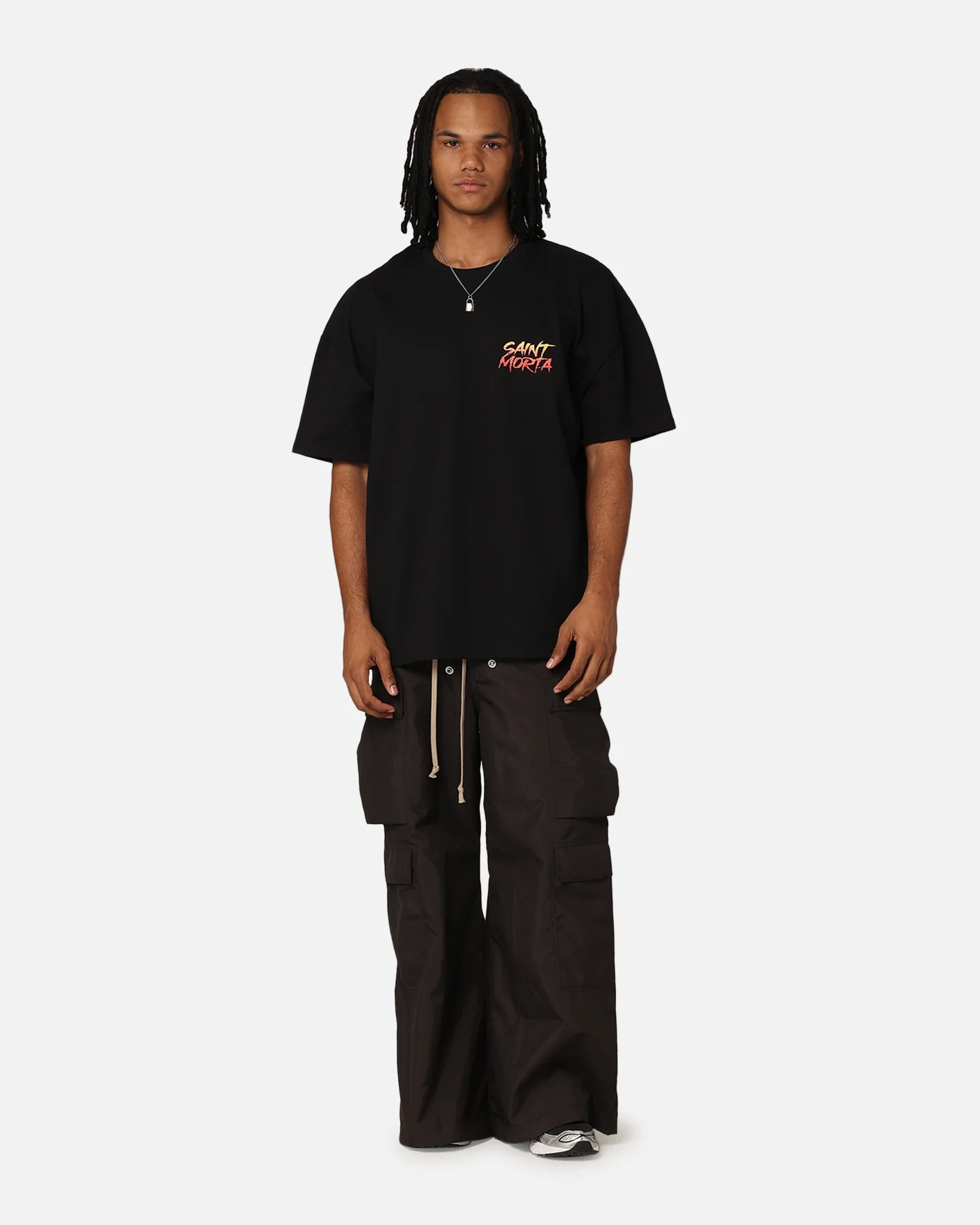 Saint Morta Deranged T-Shirt Black - Image 4