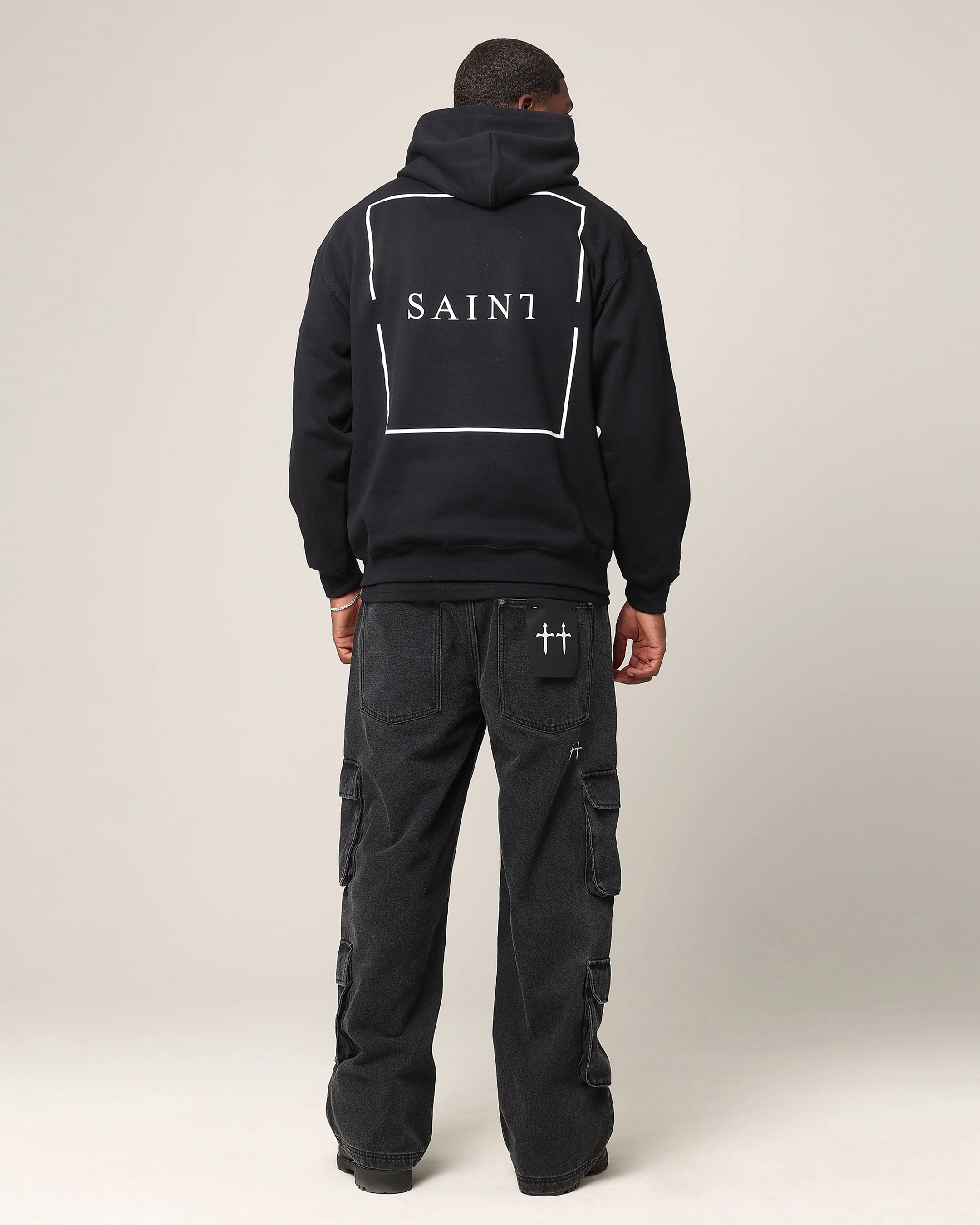 Saint Morta Division Hoodie Black - Image 3