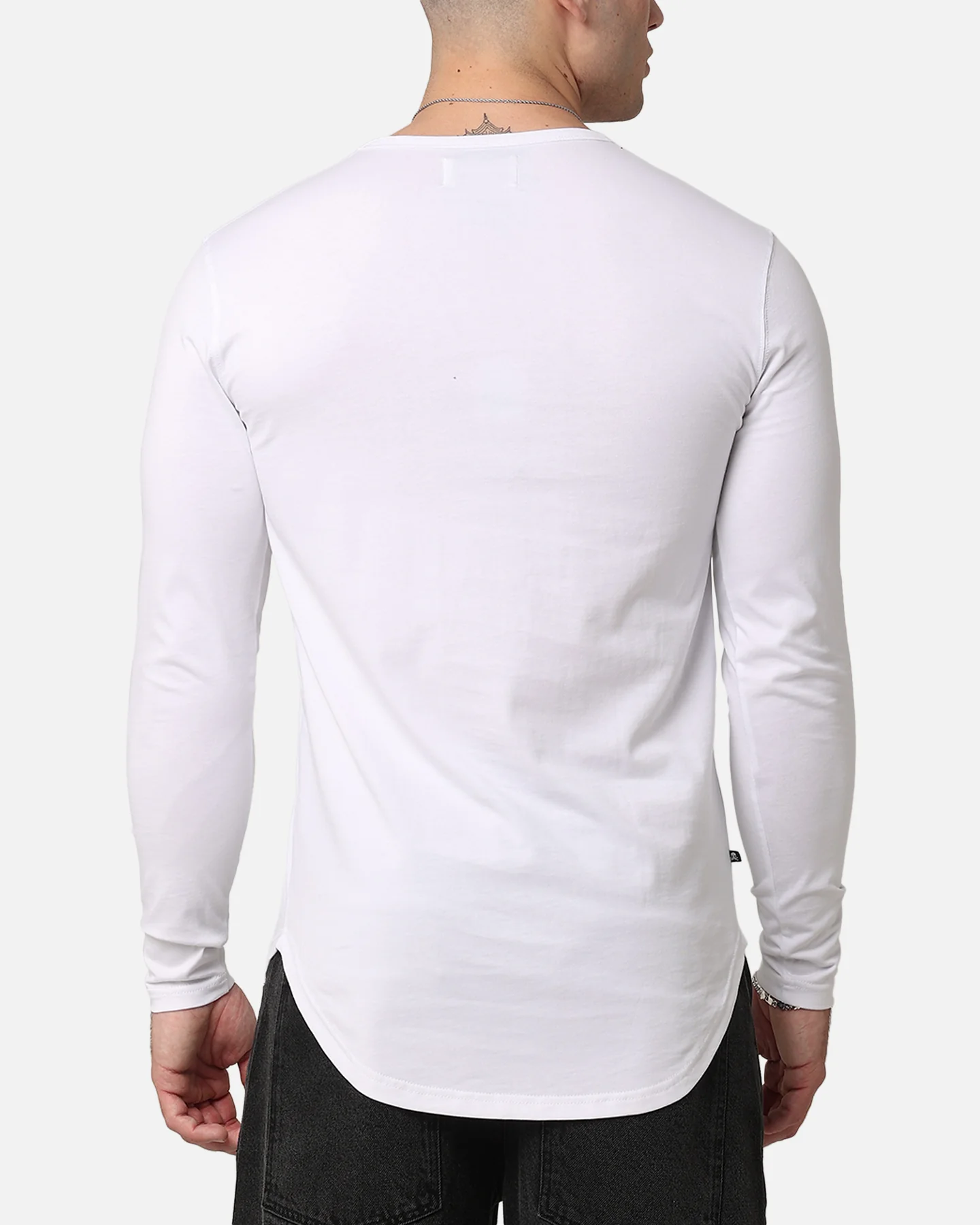 Saint Morta El Duplo Scribere Long Sleeve T-Shirt White - Image 3