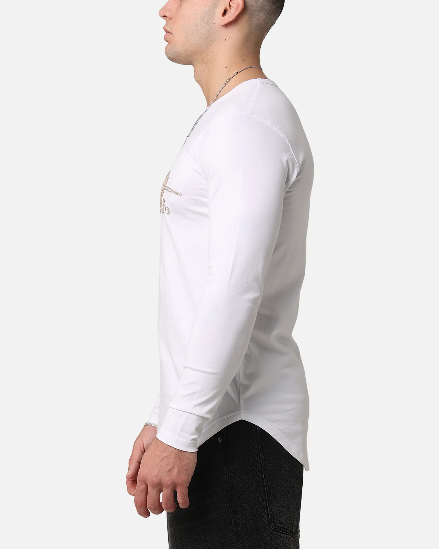 Saint Morta El Duplo Scribere Long Sleeve T-Shirt White - Image 5