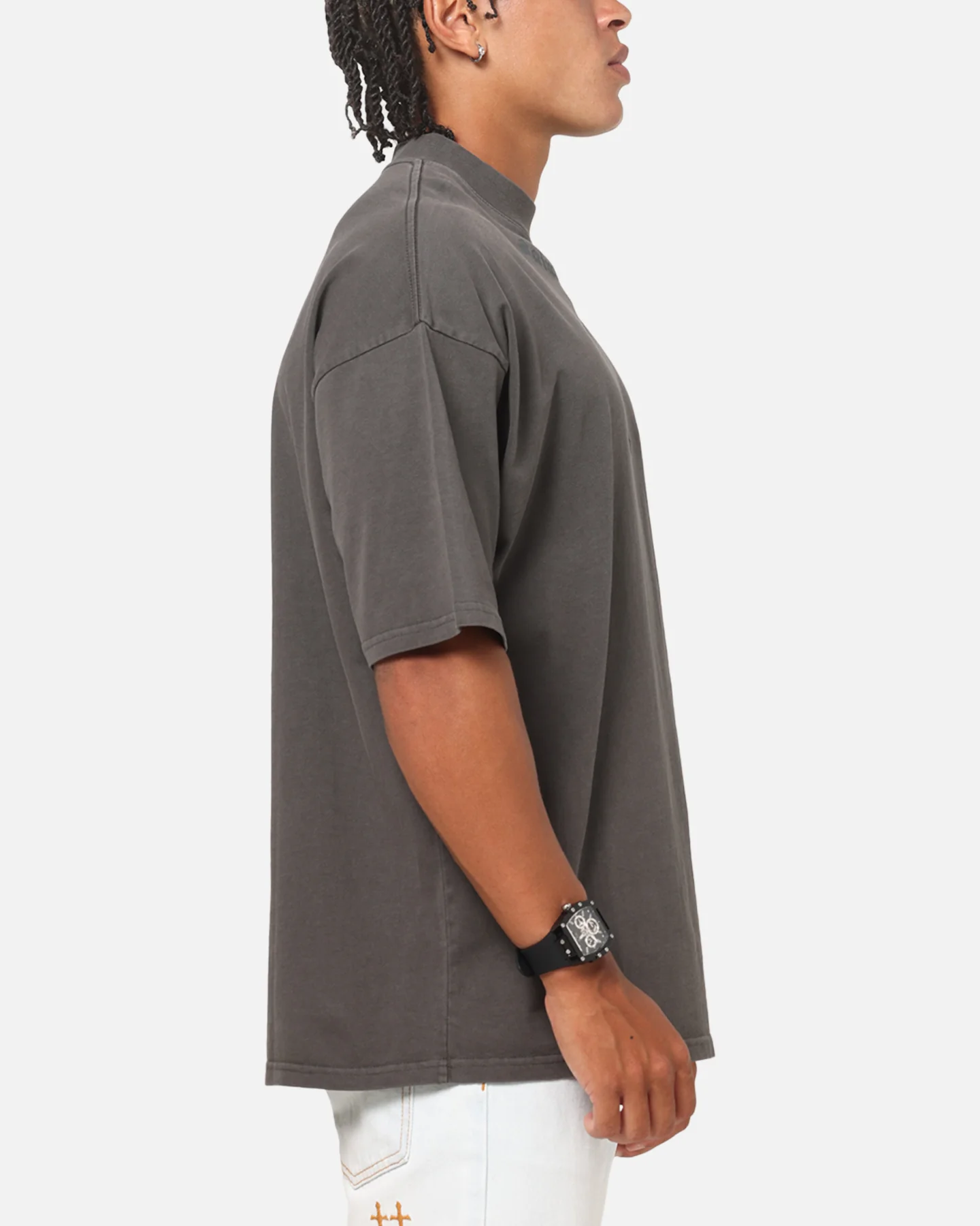 Saint Morta Fade Away Boxy T-Shirt Black Wash - Image 4