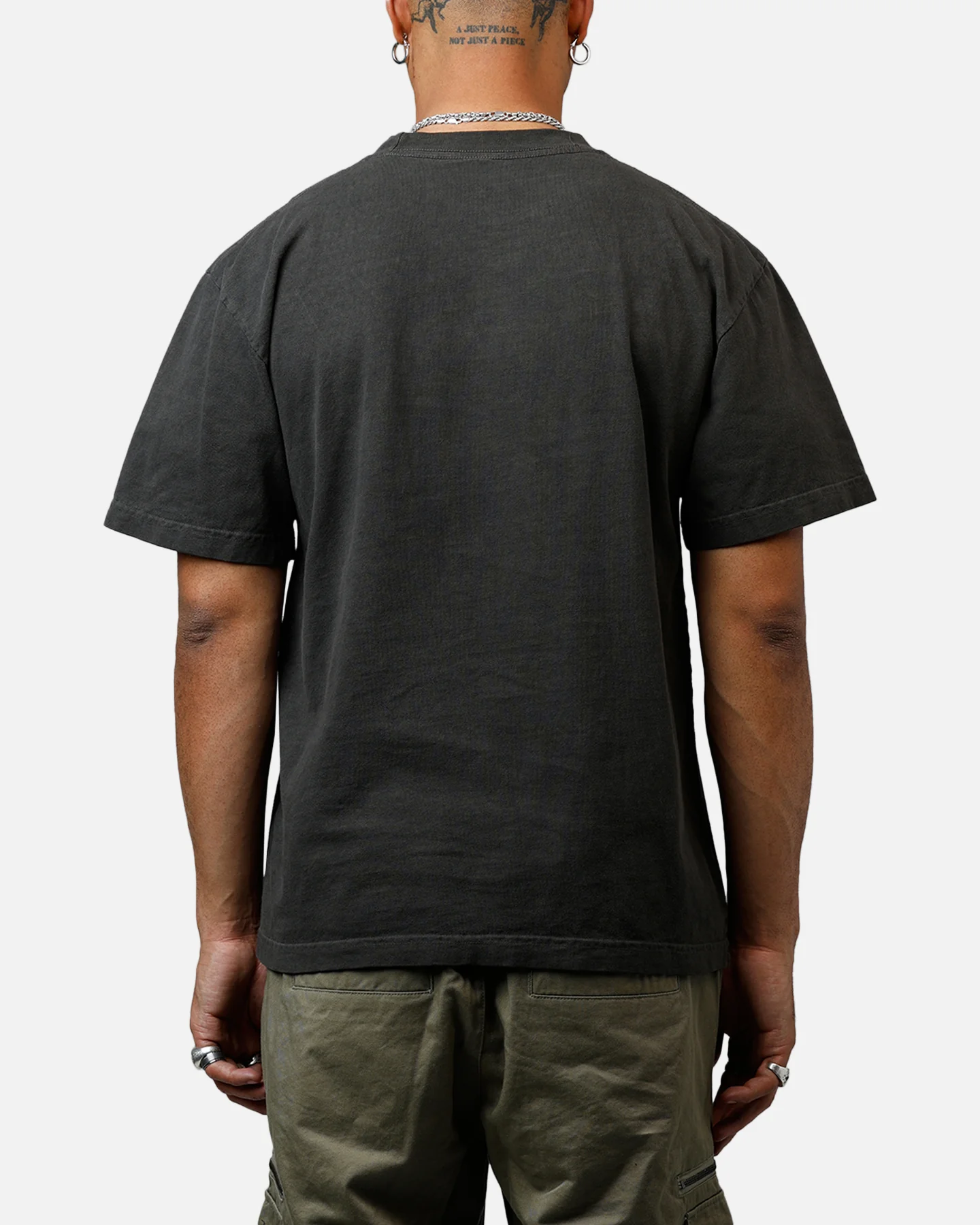 Saint Morta Fallen Rising Boxy T-Shirt Black Wash - Image 2