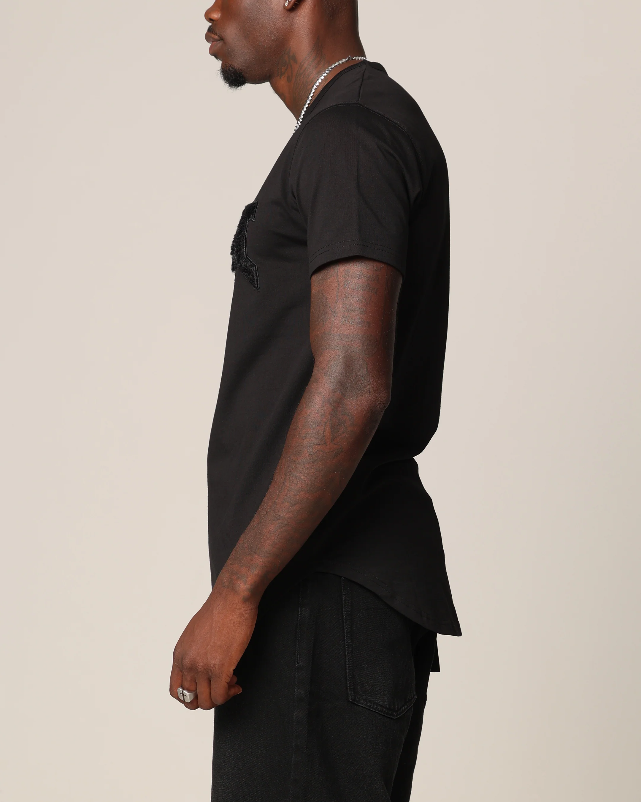 Saint Morta Fein El Duplo T-Shirt Black - Image 5