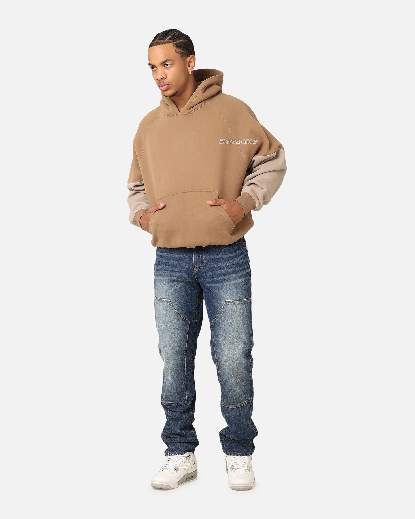 Saint Morta First Issue Hoodie Mocha - Image 3