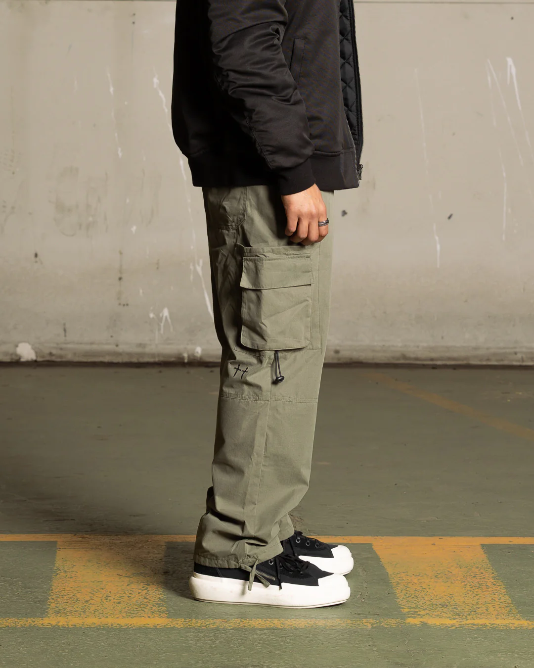Saint Morta Flight Pants Khaki Green - Image 5