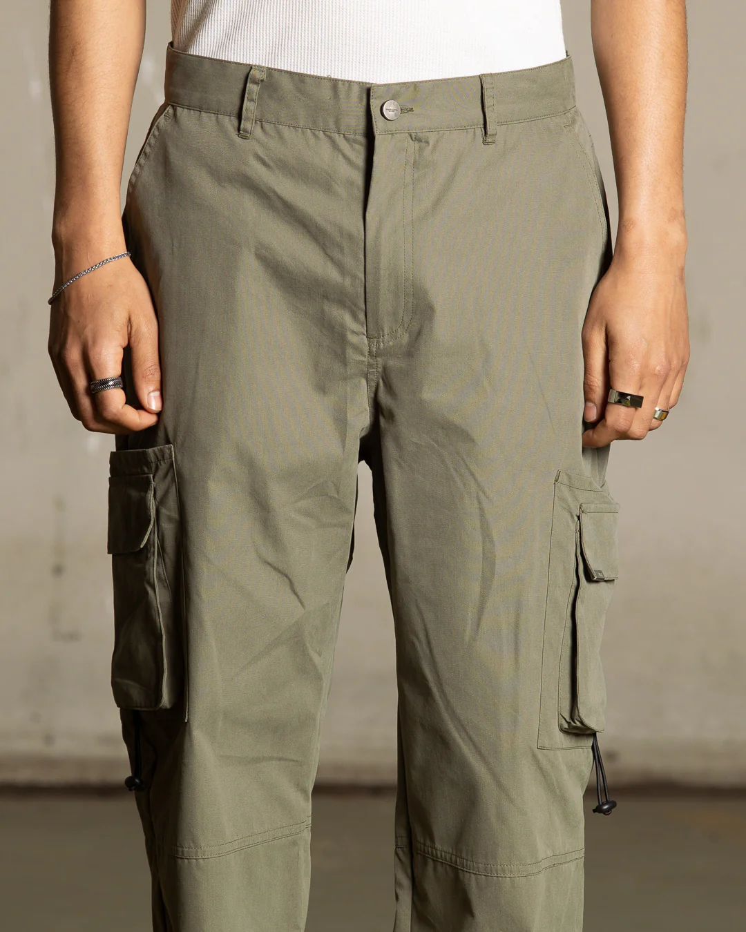 Saint Morta Flight Pants Khaki Green - Image 7
