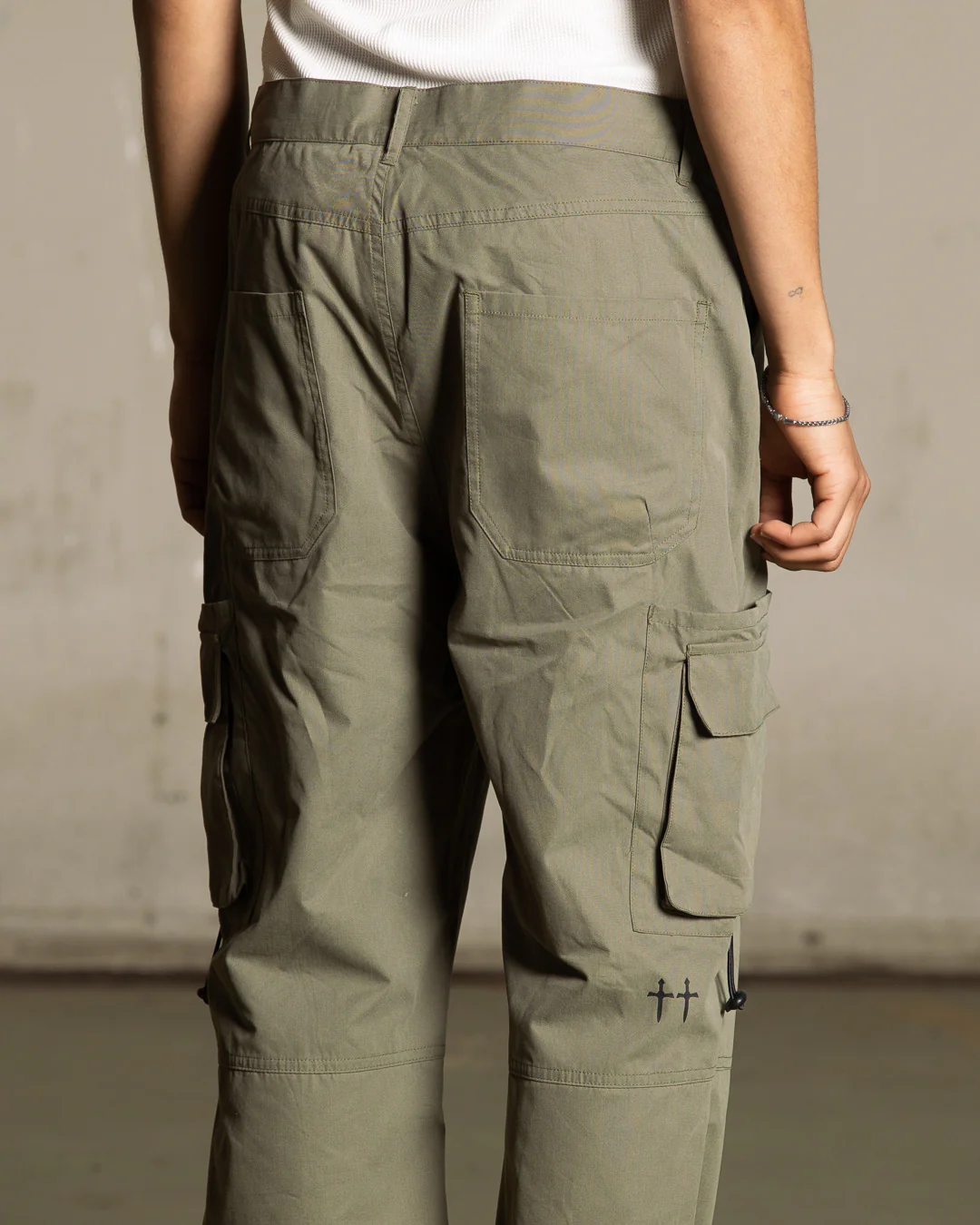 Saint Morta Flight Pants Khaki Green - Image 8