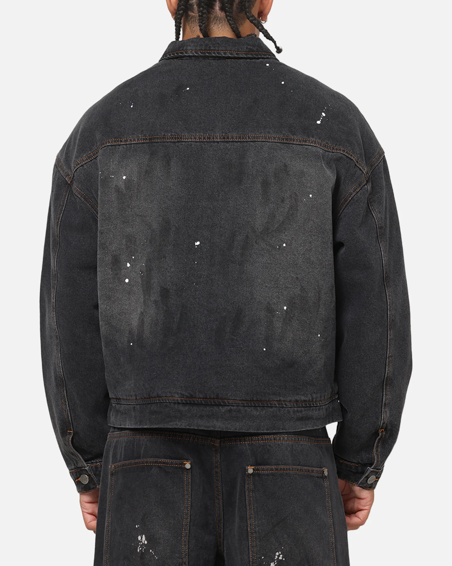 Saint Morta Halo Zip Jacket Smoke Black - Image 3