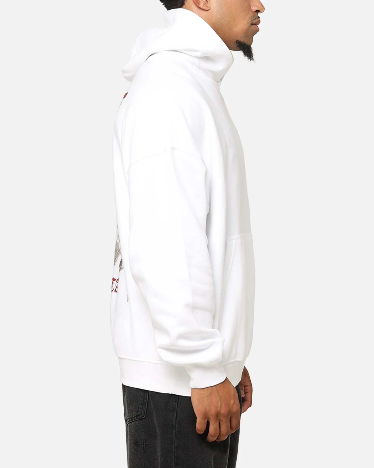 Saint Morta Heavens Boxy Hoodie White - Image 5