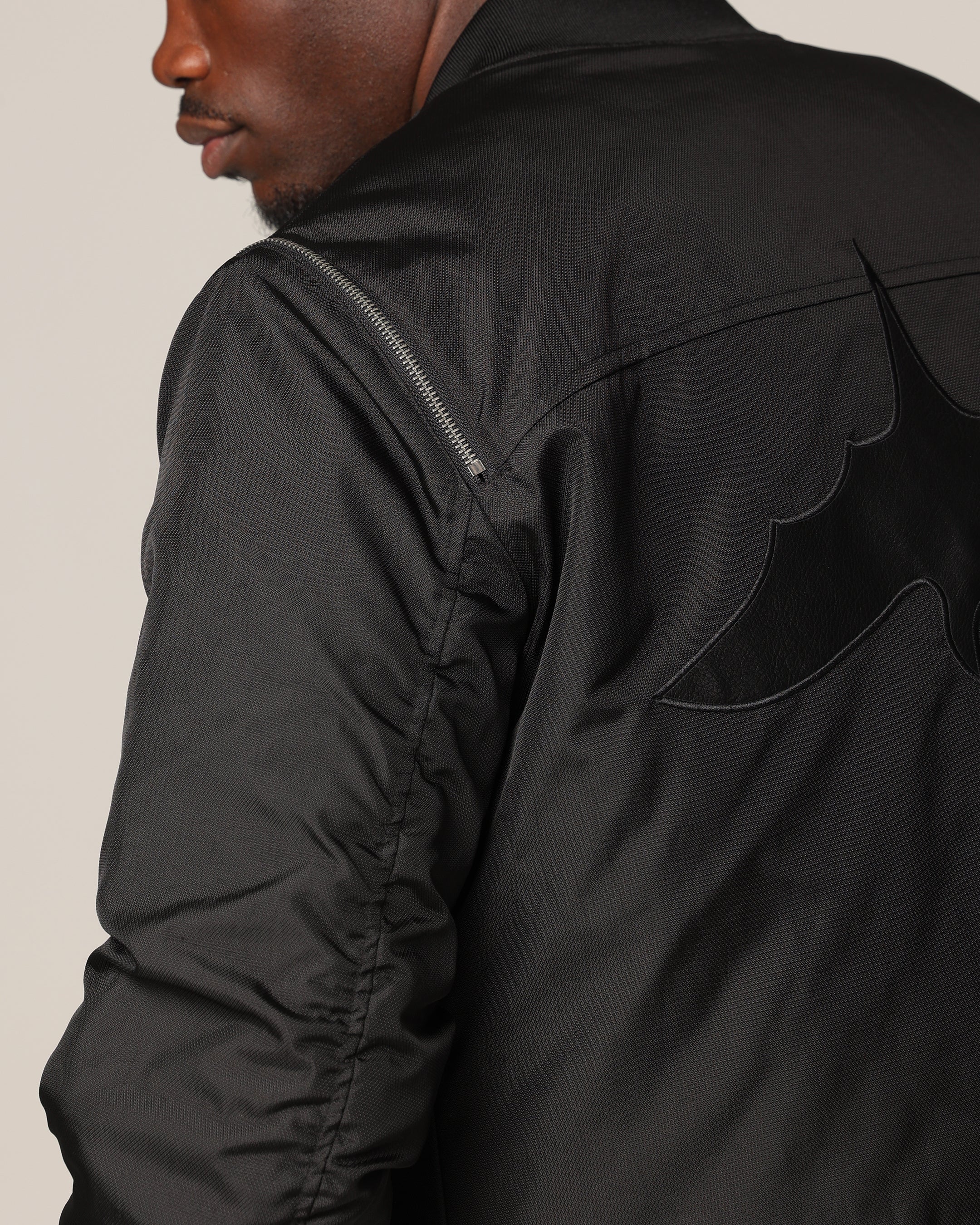 Saint Morta Hell Bat Bomber Jacket Black - Image 8