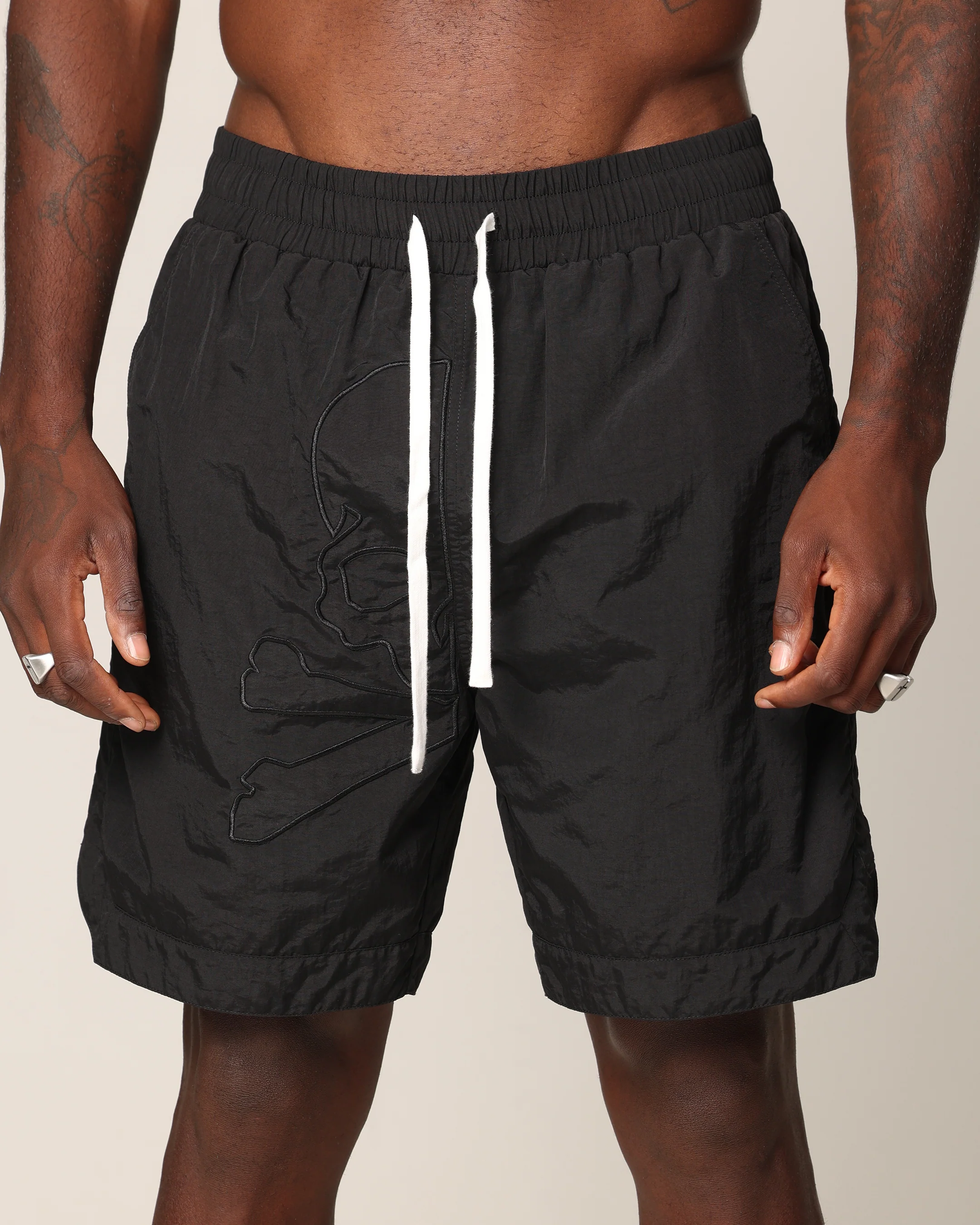 Saint Morta Hellfire Shorts Black - Image 7