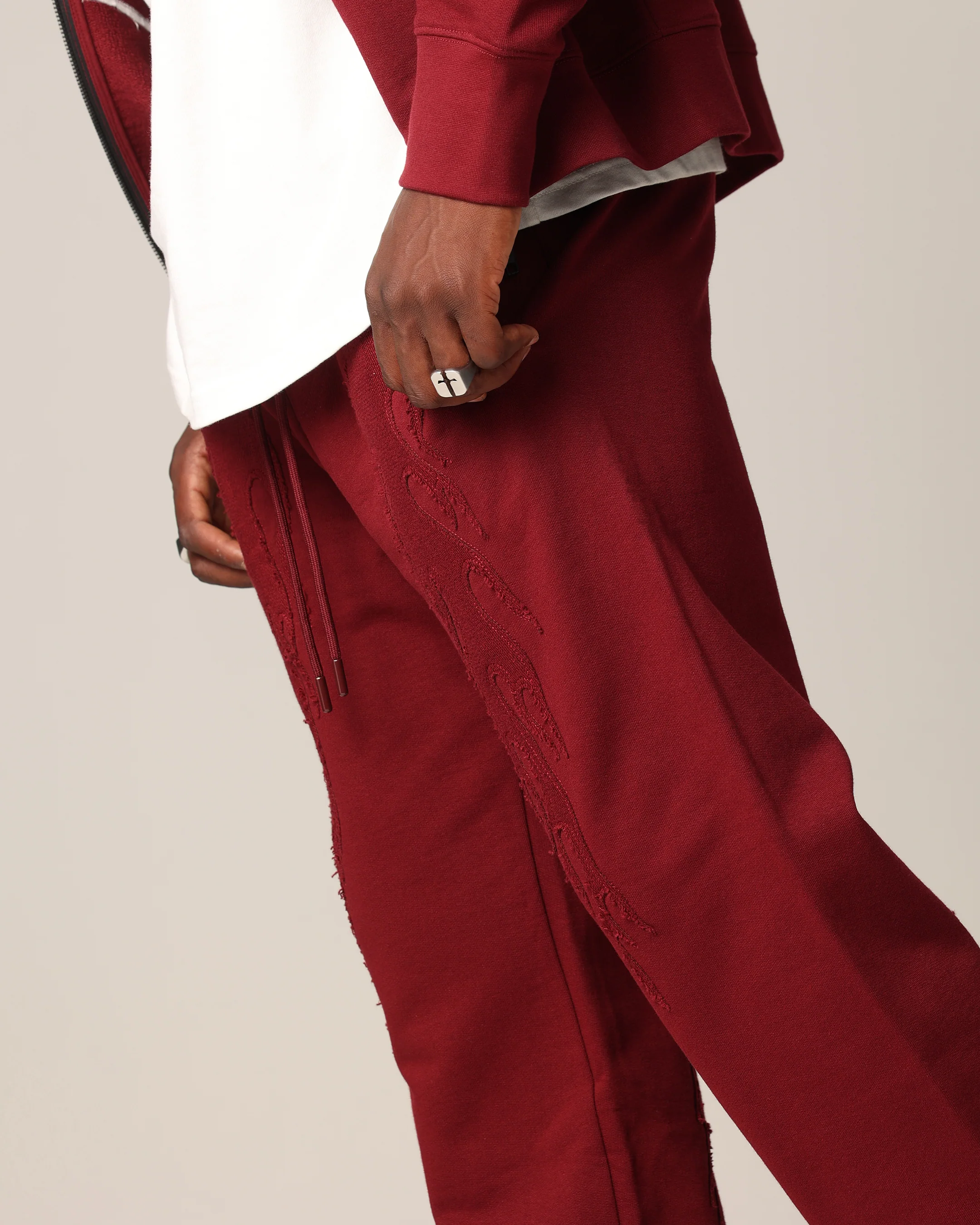 Saint Morta Hellfire Sweatpants Lava - Image 4
