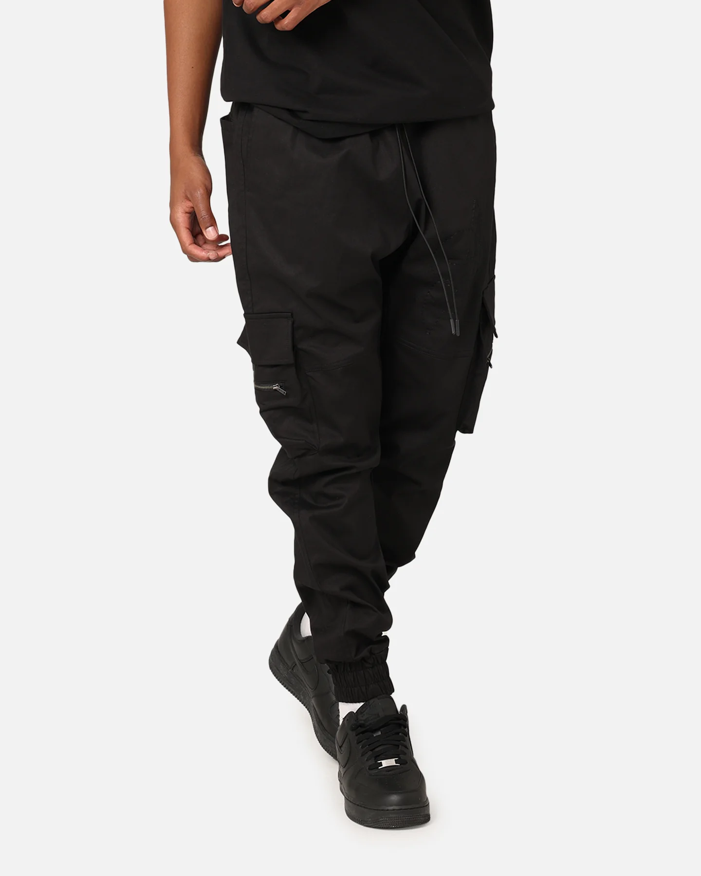 Saint Morta Hikari Cargo Jogger Black - Image 5