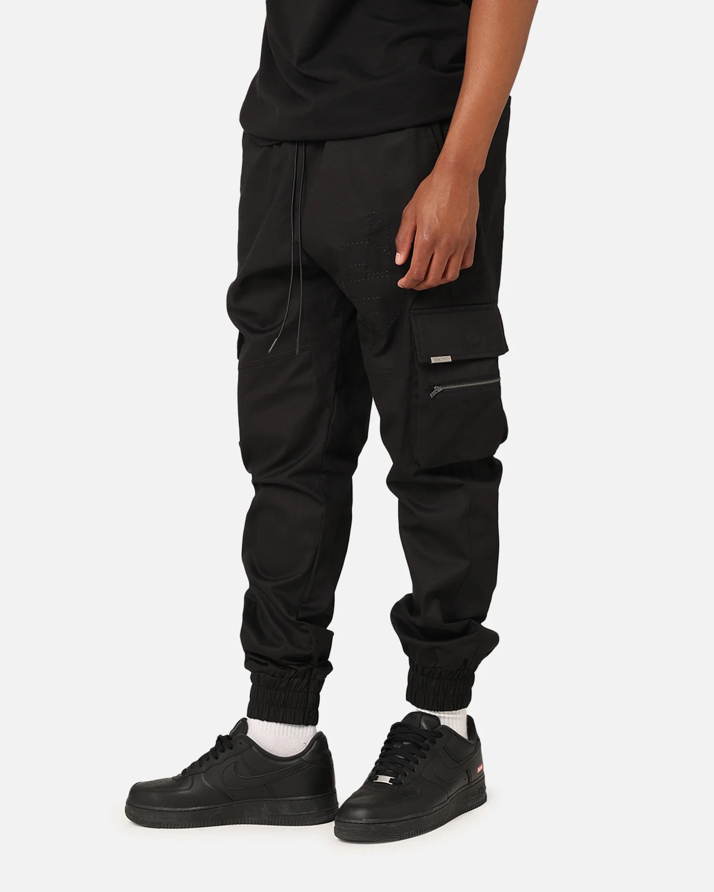 Saint Morta Hikari Cargo Jogger Black - Image 6