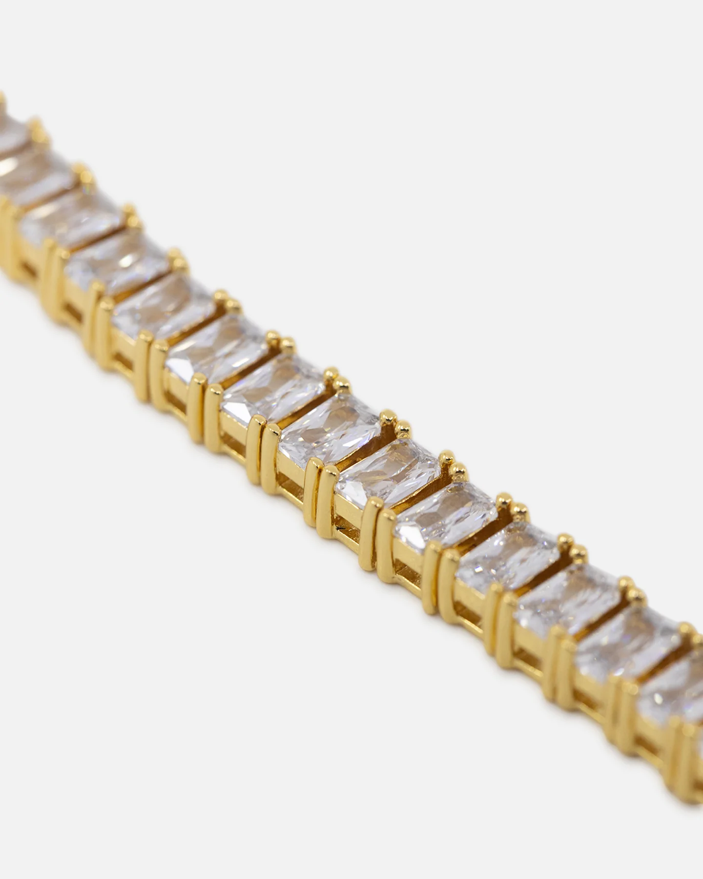 Saint Morta Iced Baguette Bracelet Iced Gold - Image 5