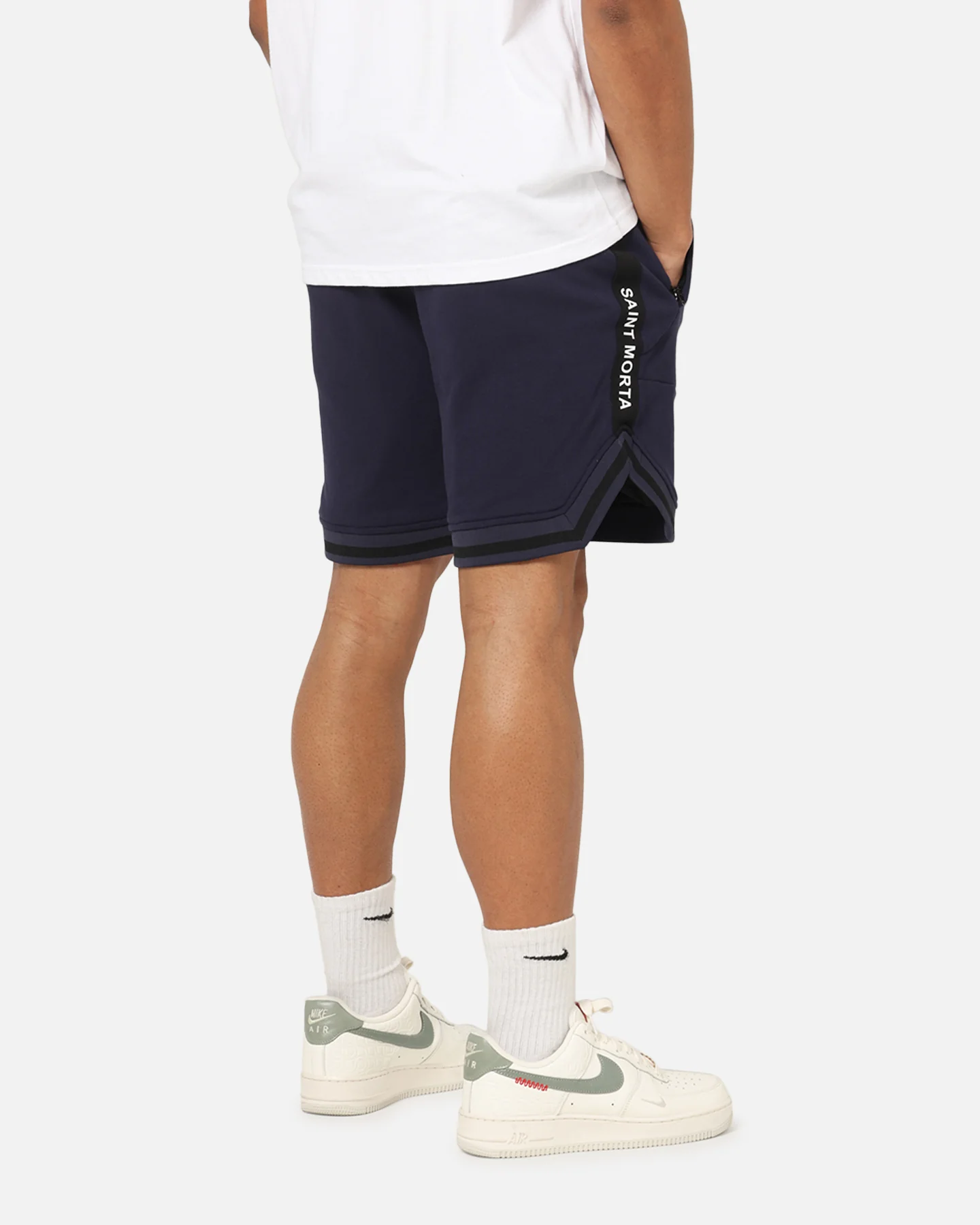 Saint Morta Icon X Fleece Short Indigo - Image 5