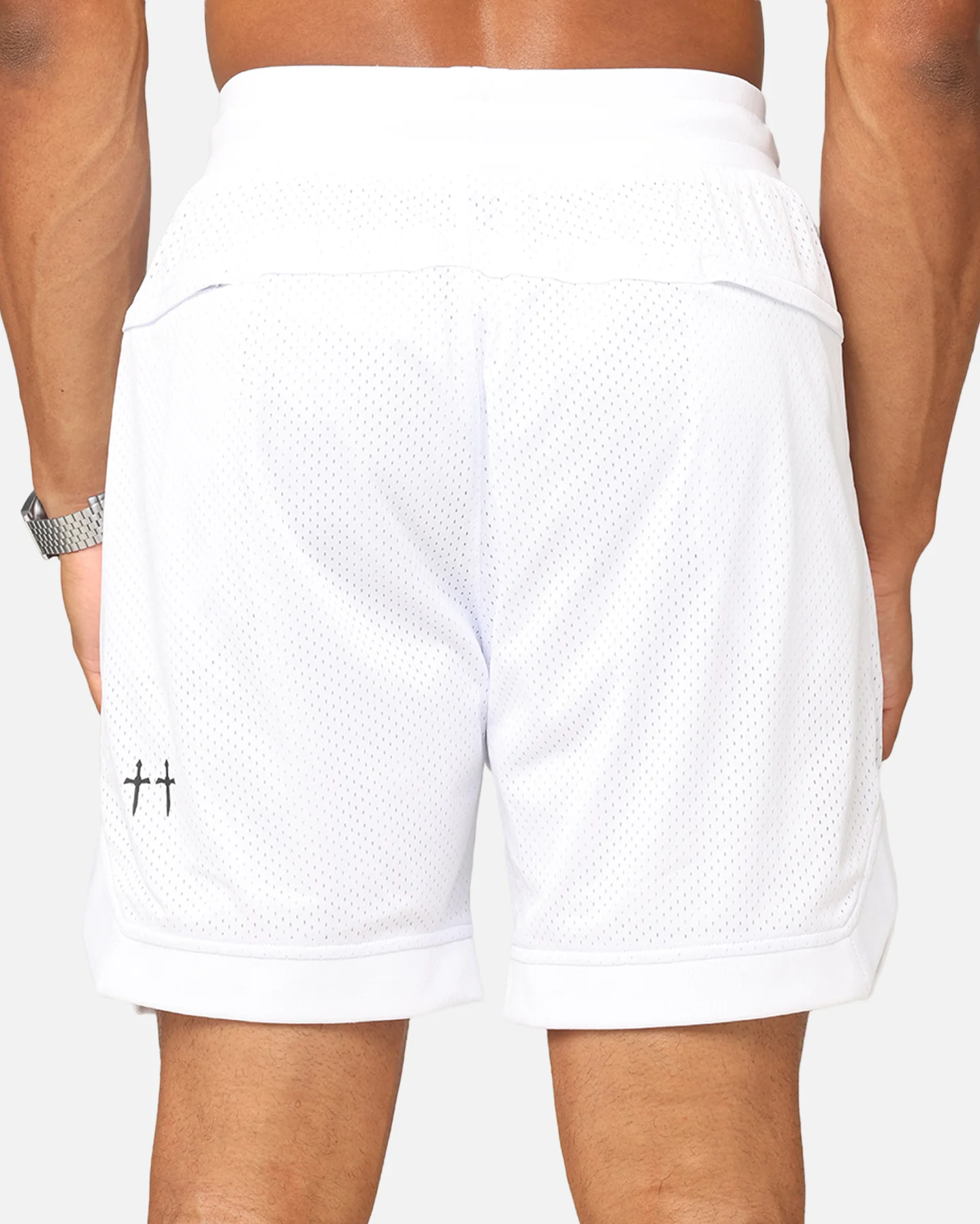 Saint Morta La Rambla Basketball Shorts White - Image 8