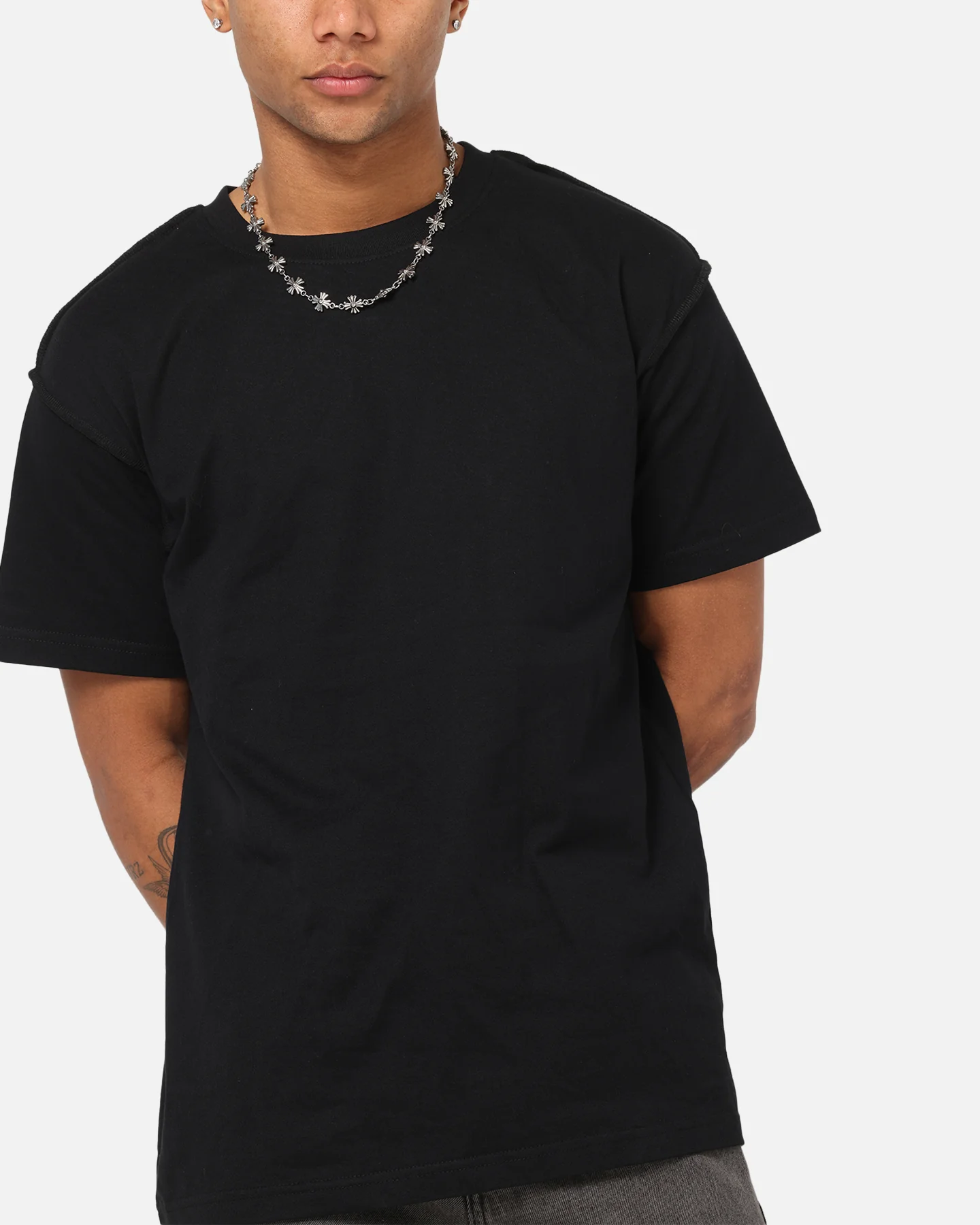 Saint Morta Lafayette T-Shirt Black - Image 6