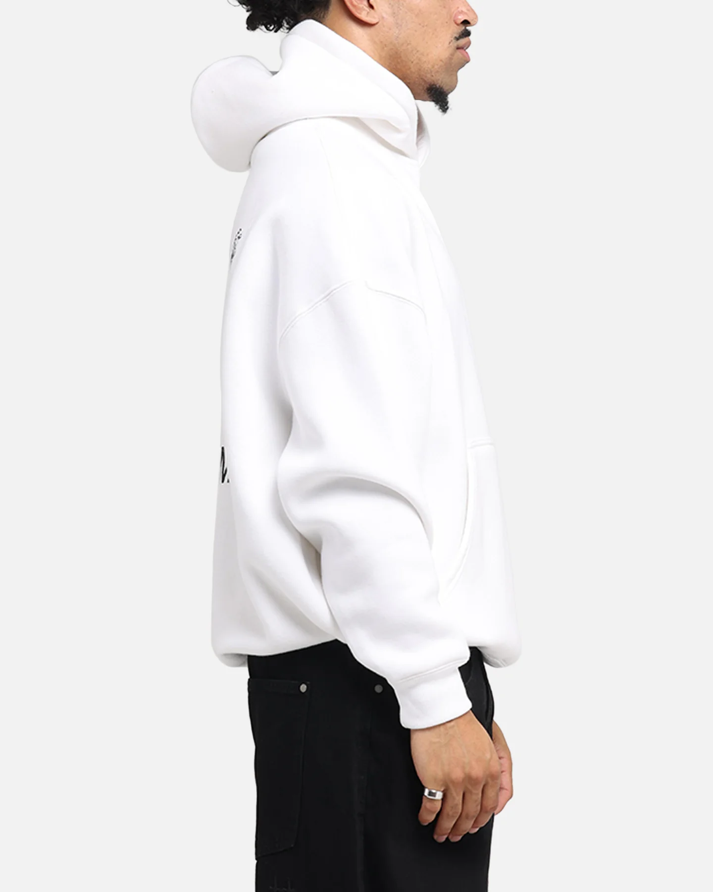 Saint Morta Lover Club Boxy Hoodie White - Image 5