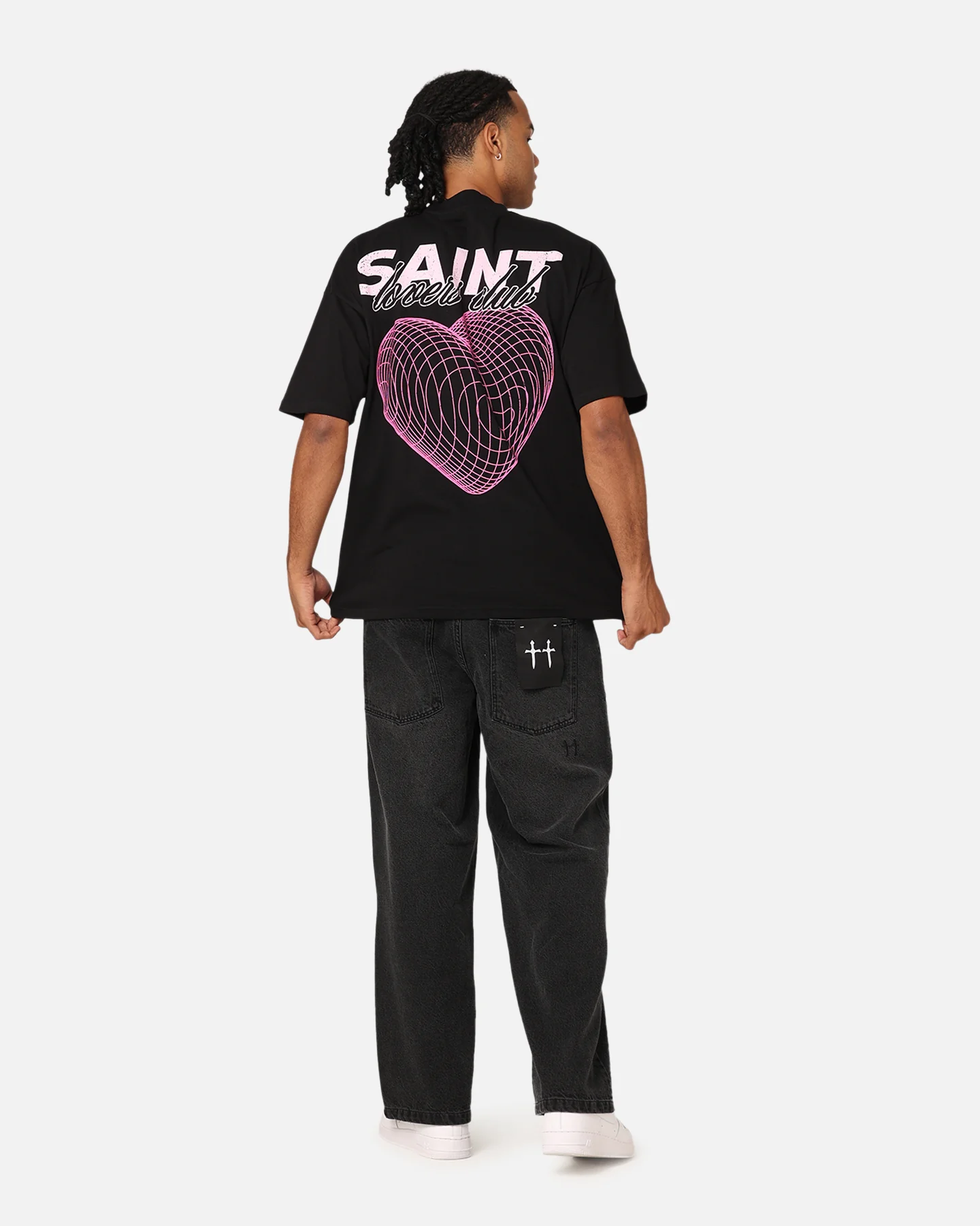 Saint Morta Lovers Club T-Shirt Black - Image 3