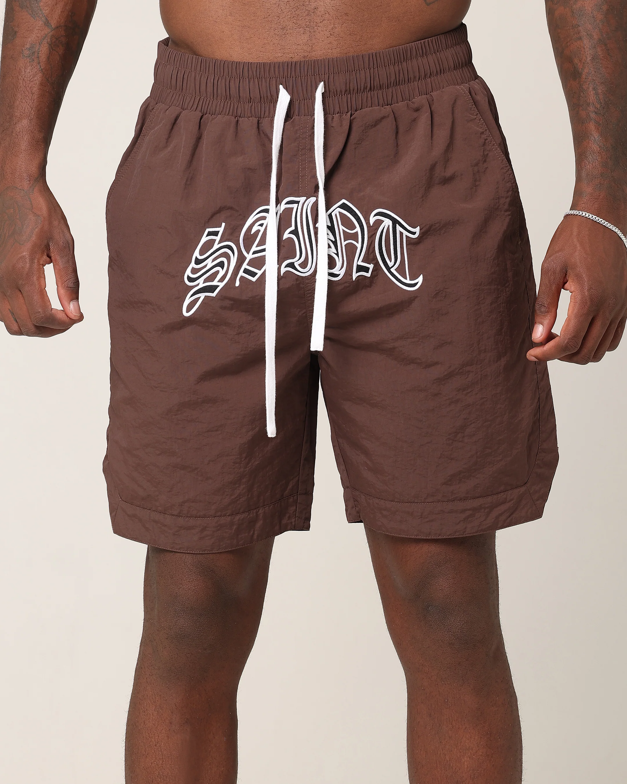 Saint Morta Lucius Shorts Chocolate - Image 7