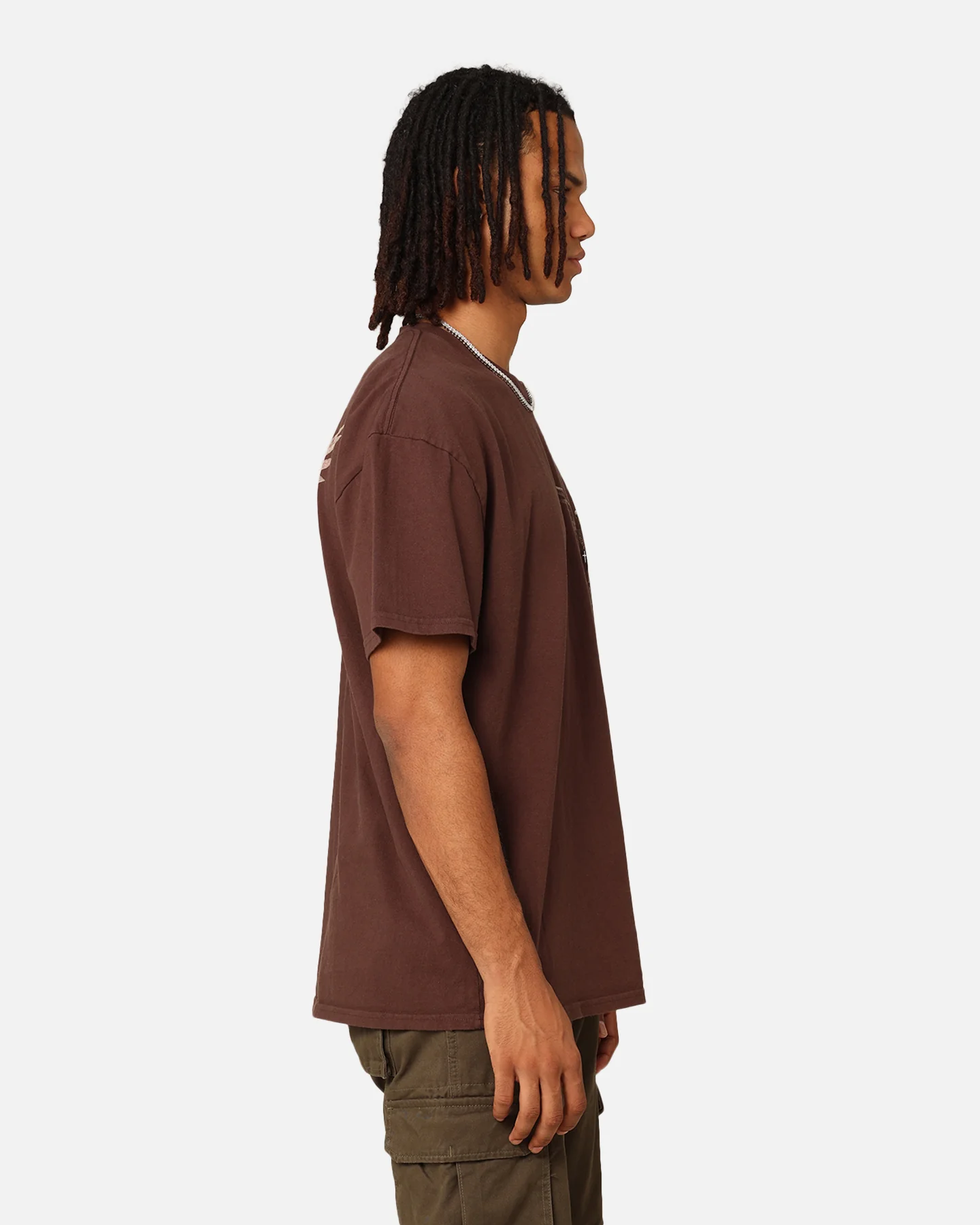 Saint Morta Momento Mori T-Shirt Dark Brown - Image 6