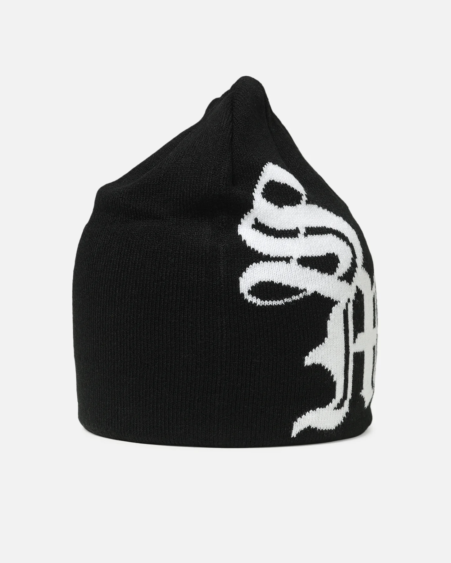 Saint Morta Monogram Fold Beanie Black - Image 3