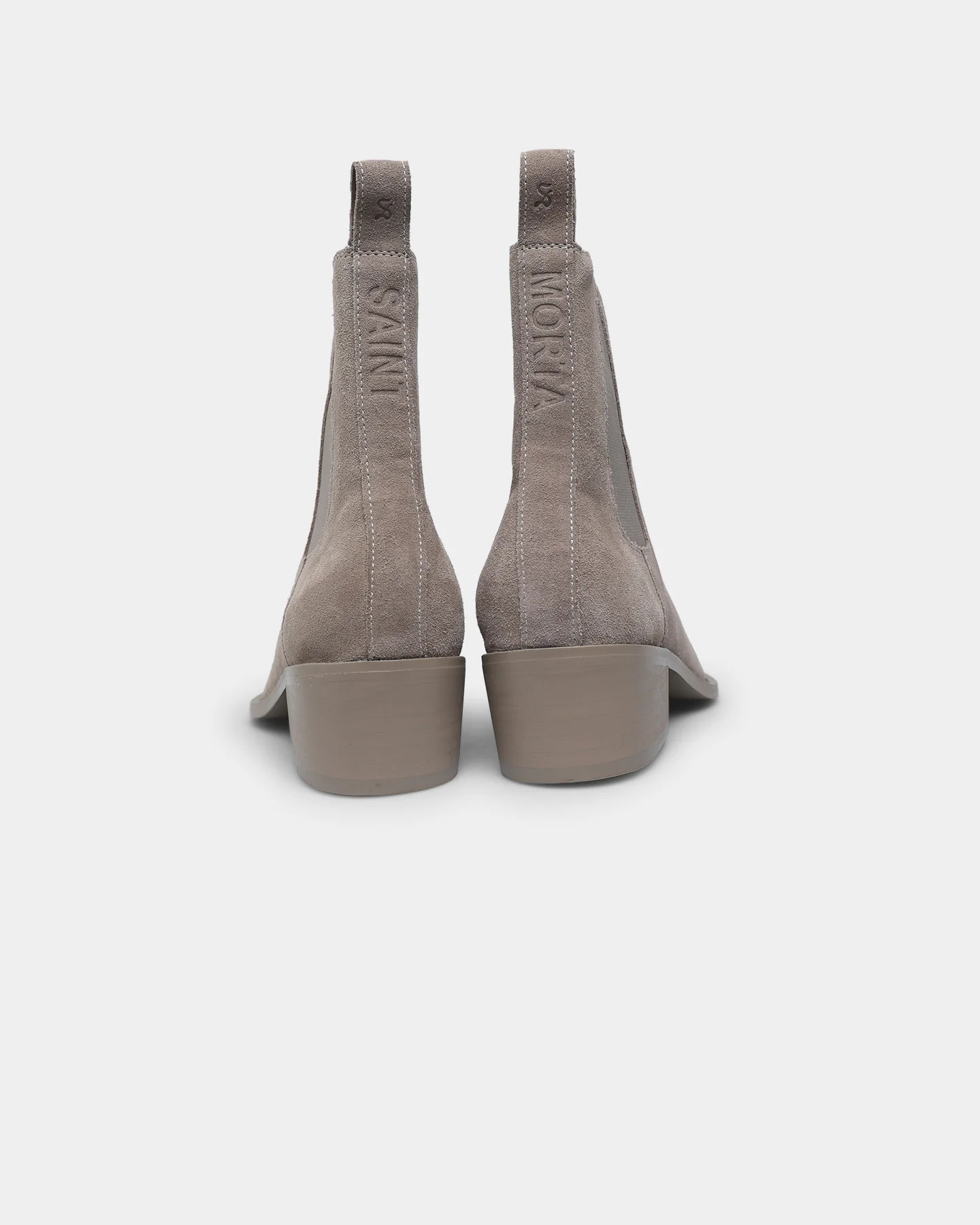 Saint Morta Nomad Pointy Toe Chelsea Boot Taupe - Image 4