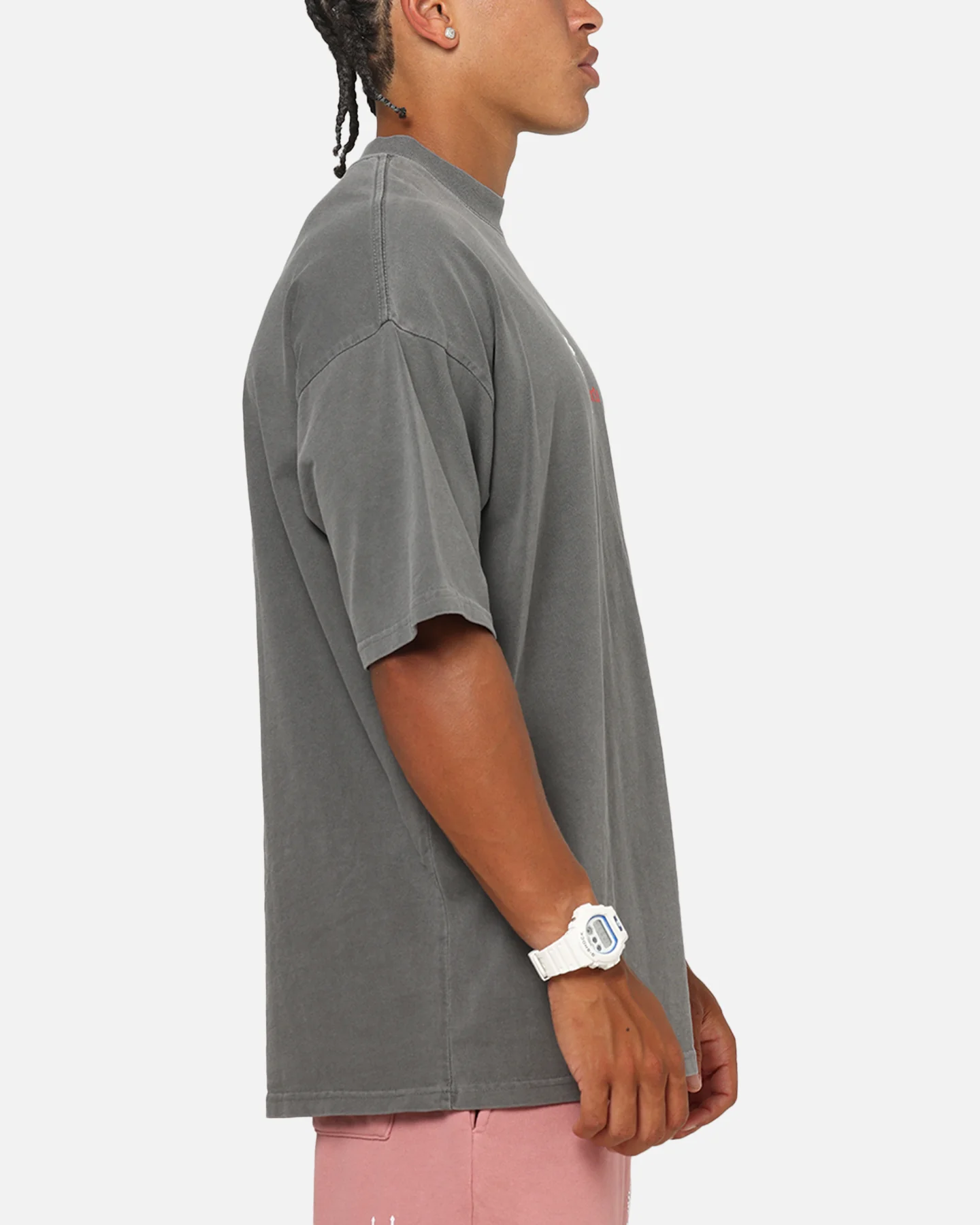 Saint Morta Palm Dreams T-Shirt Washed Charcoal - Image 3