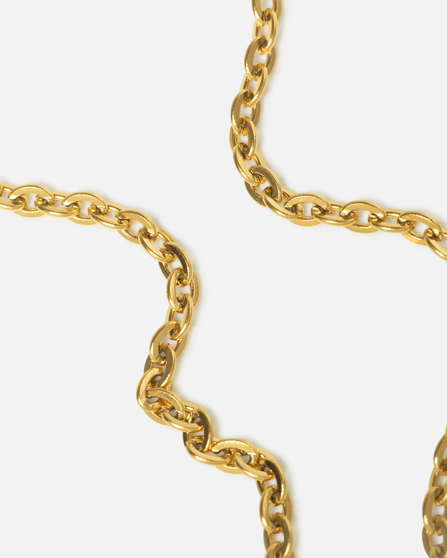 Saint Morta Pearl Square Pendant Chain Gold - Image 2