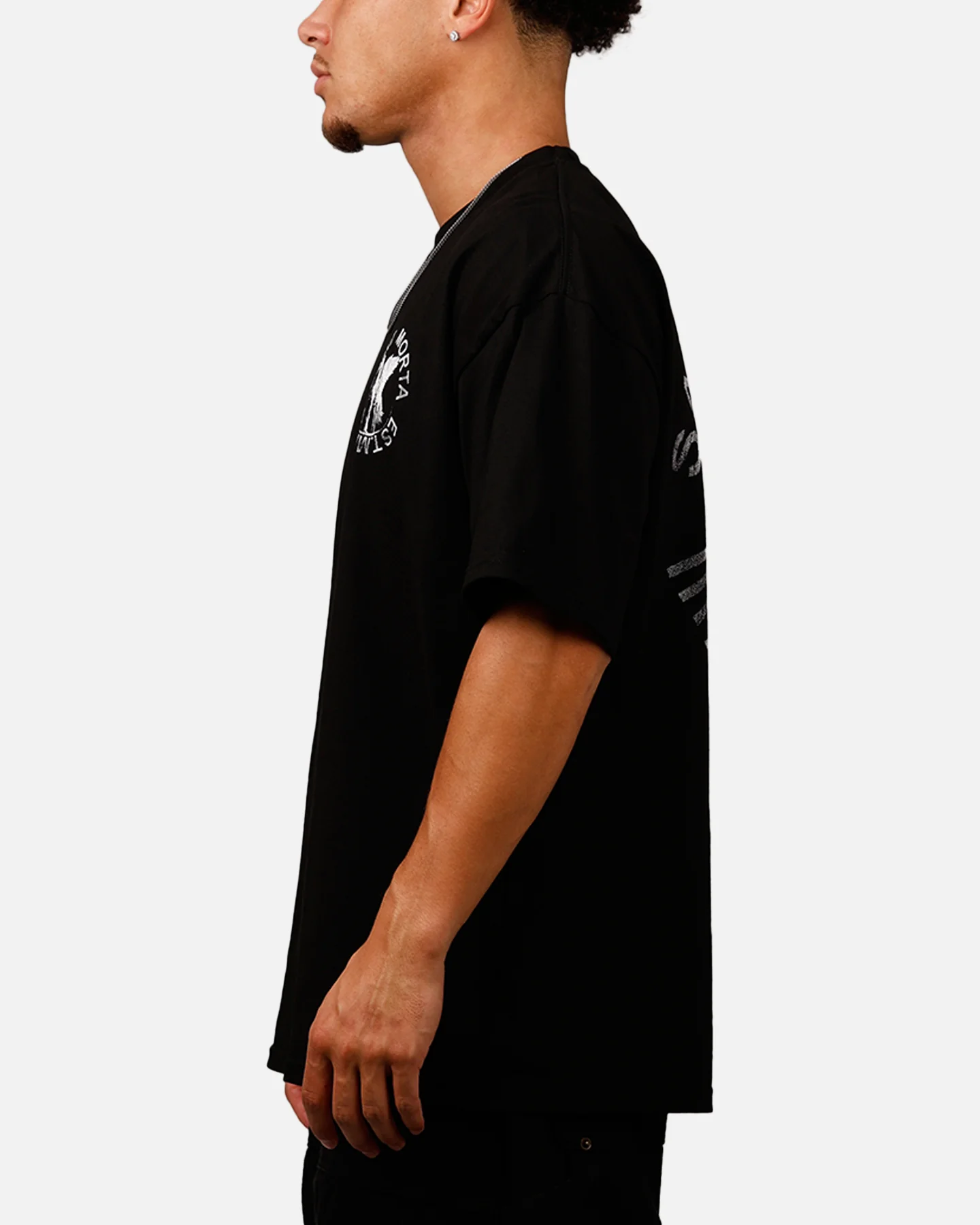 Saint Morta Pegasus Drop T-Shirt Black - Image 5