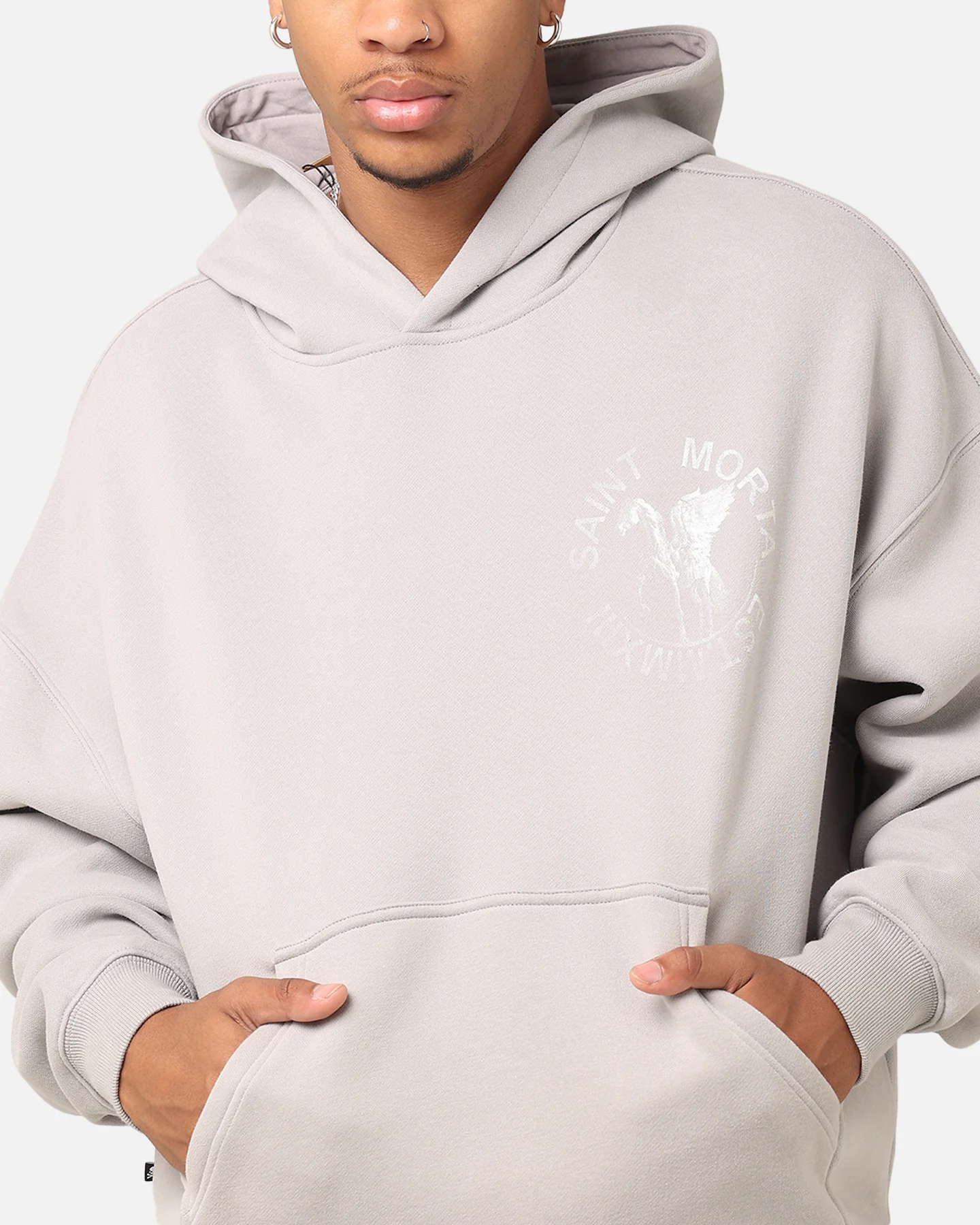 Saint Morta Pegasus Premium Hoodie Grey - Image 7