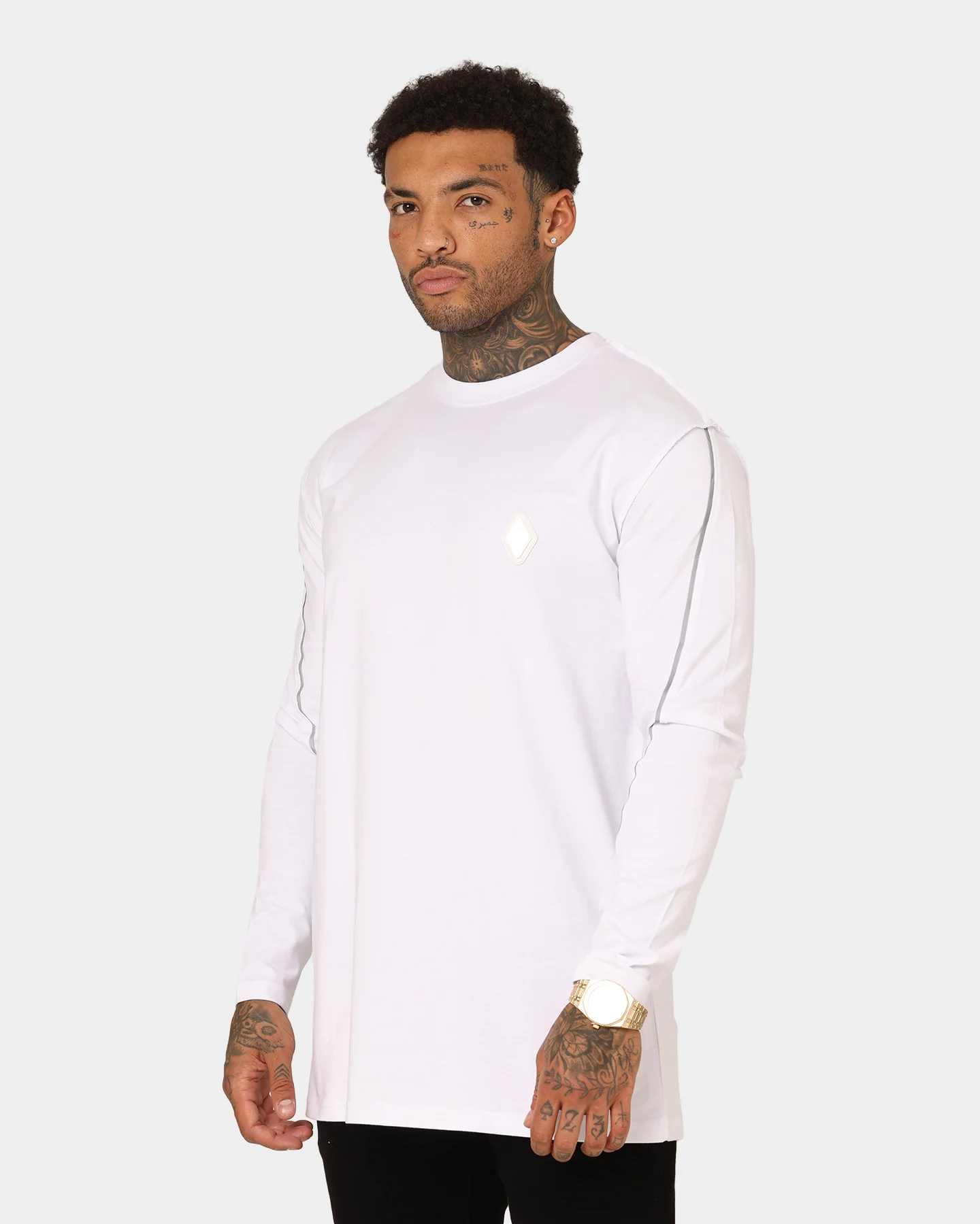 Saint Morta Polaris Long Sleeve T-Shirt White/3M - Image 5