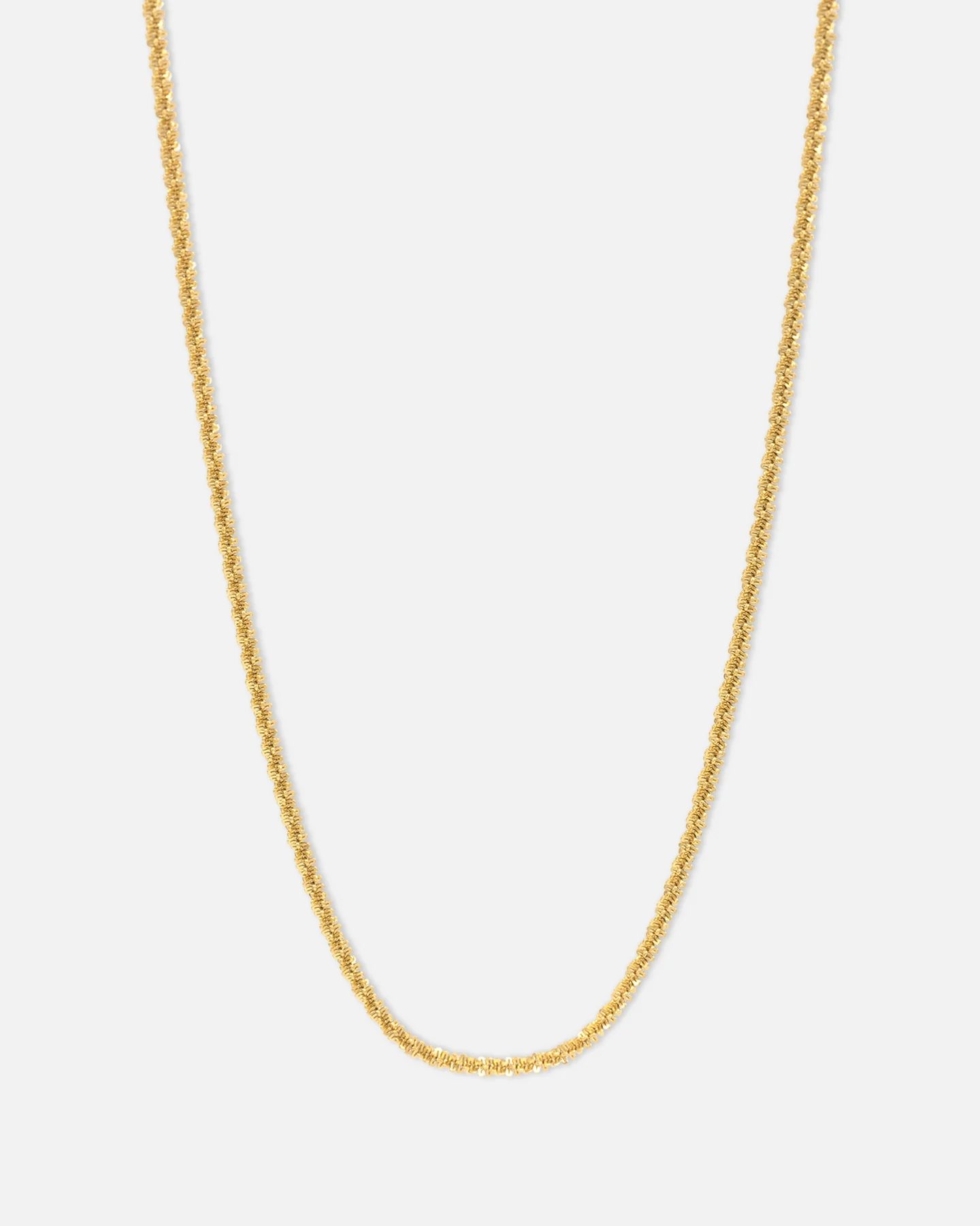 Saint Morta Popcorn Chain Gold