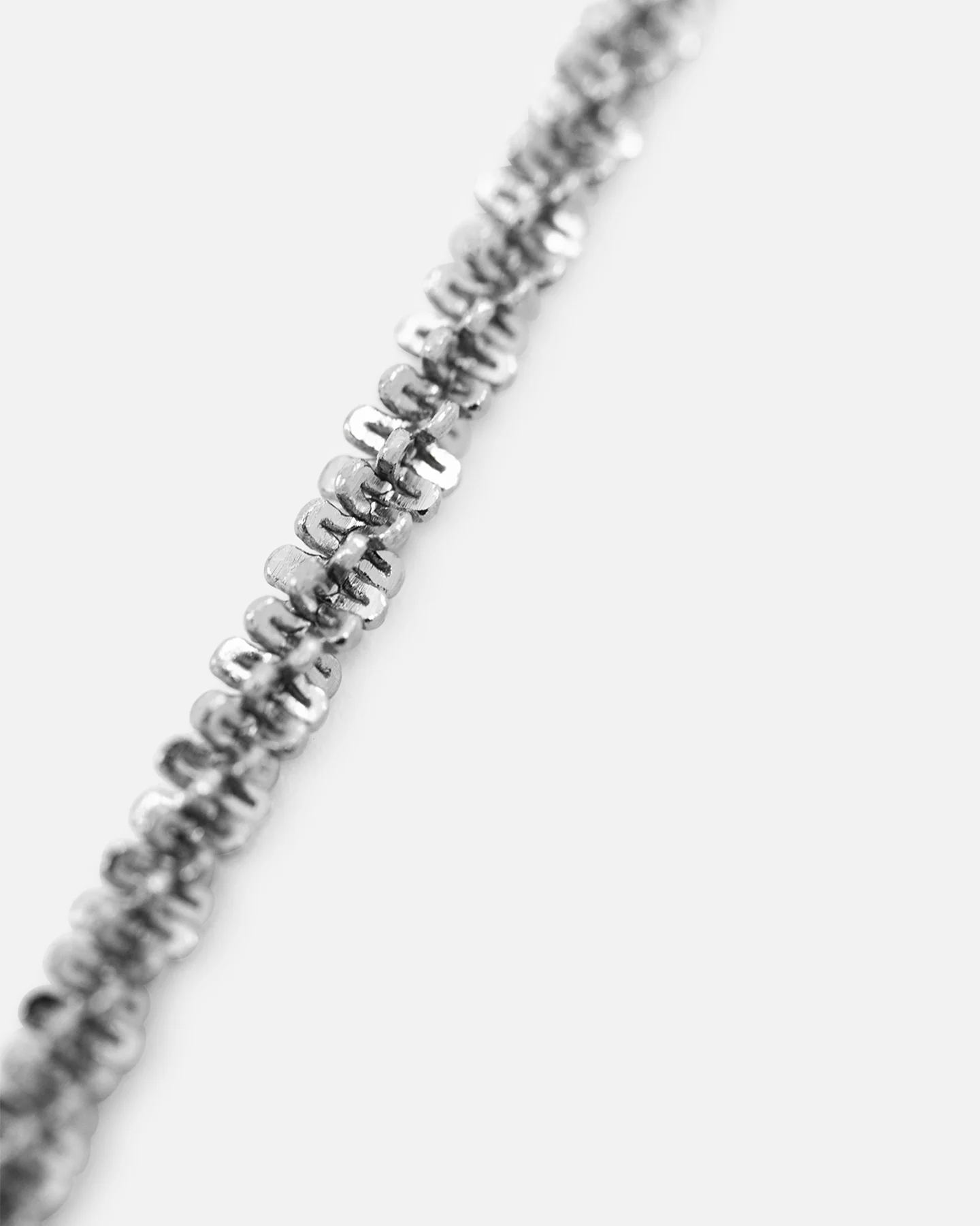 Saint Morta Popcorn Chain White Gold - Image 6