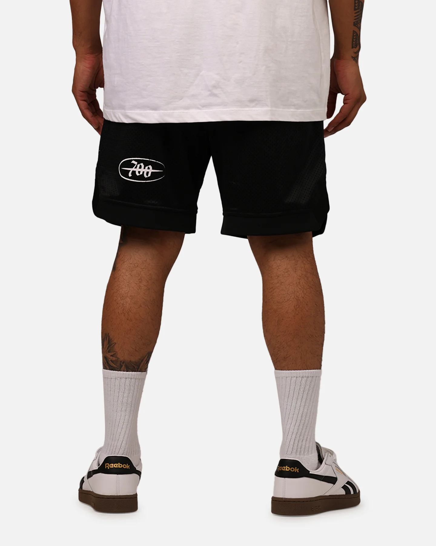 Saint Morta Post Humanous Basketball Short Black/White - Image 5
