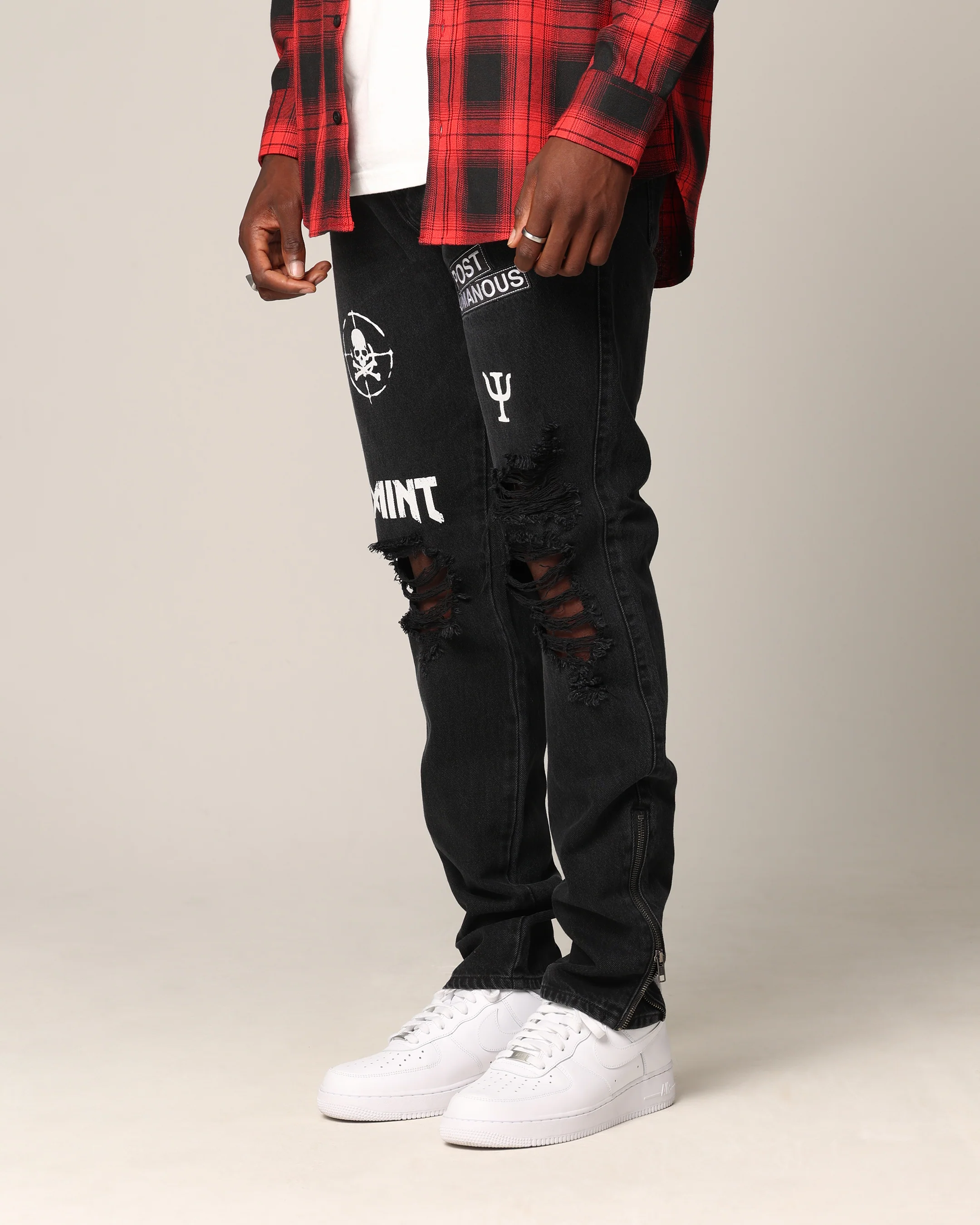 Saint Morta Post Humanous Fimi Jeans Black Shadow - Image 5
