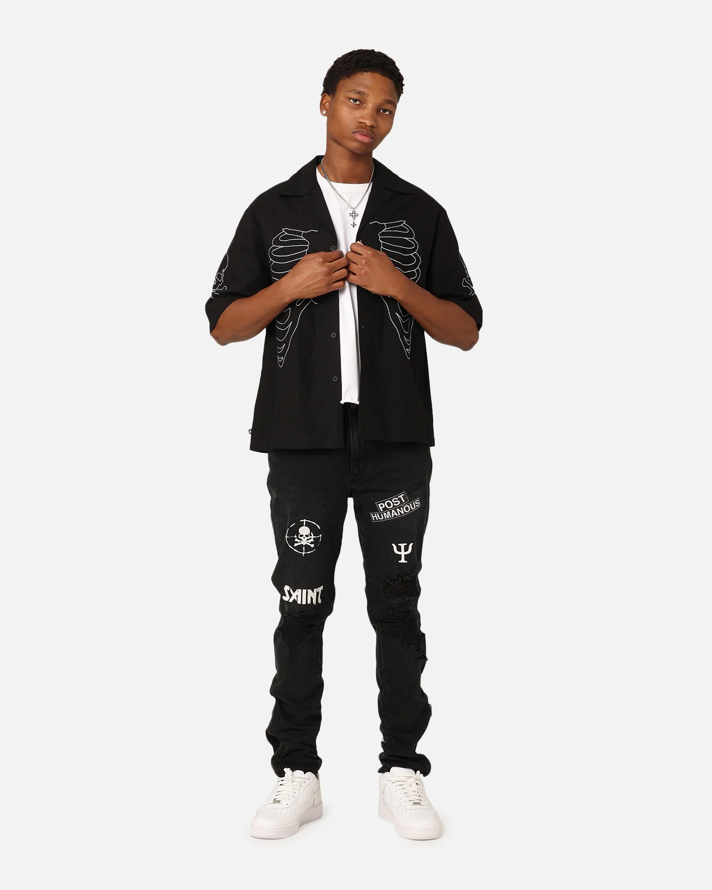 Saint Morta Post Humanous Fimi Jeans Black Shadow - Image 8